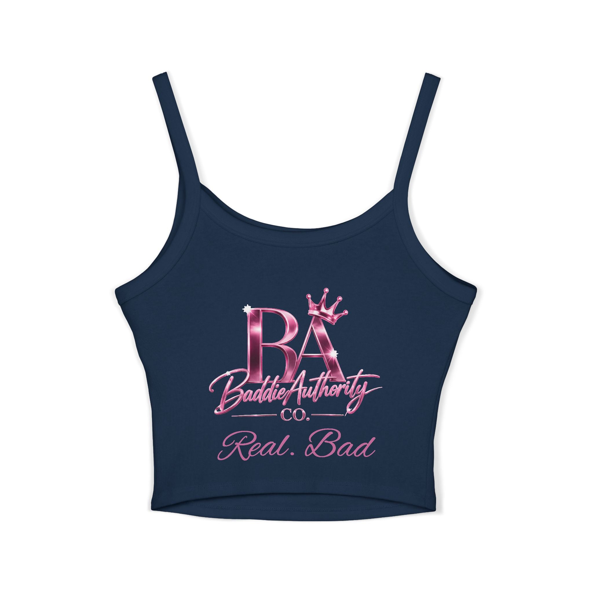 BA Baddie Authority Crop Top The Baddie Statement Tank