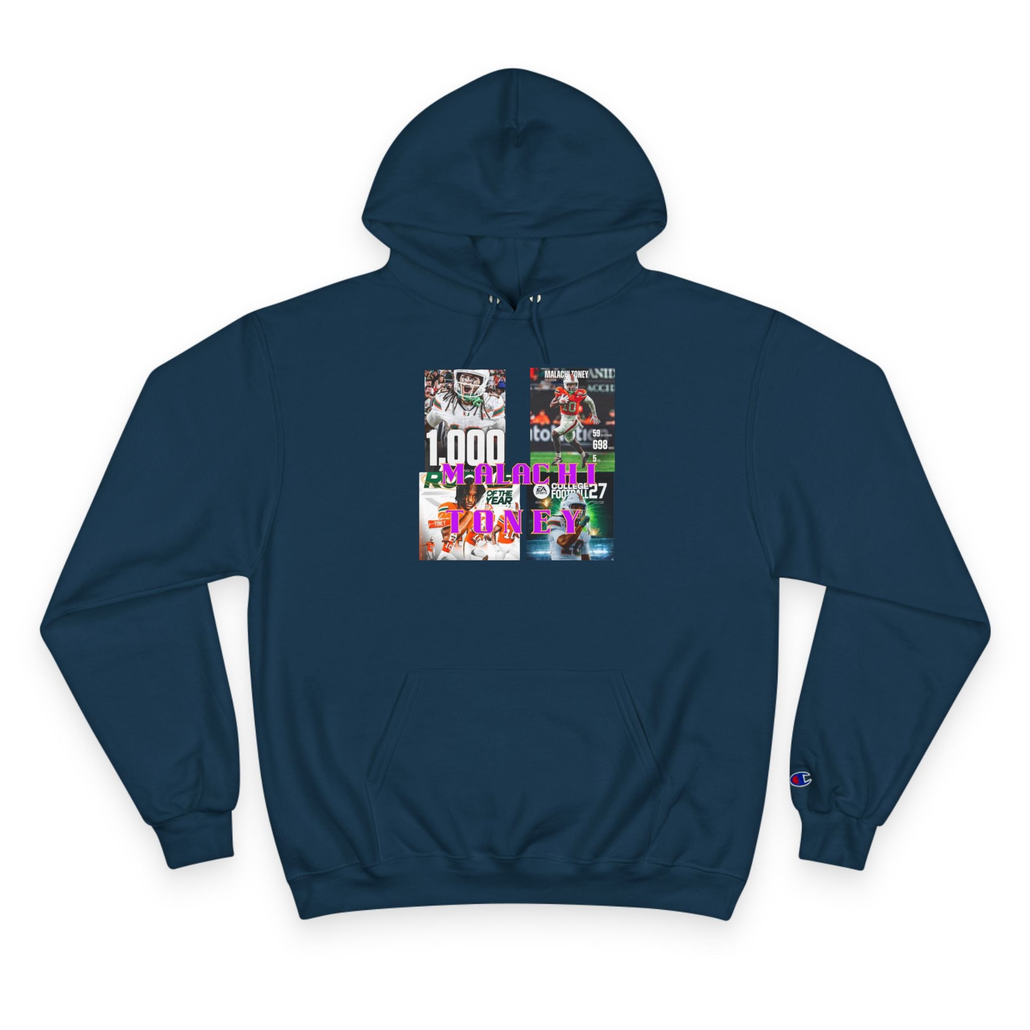 Malachi Toney Hometown Hero Legacy  
Champion Hoodie  (BADDIE A CO) limited Edition