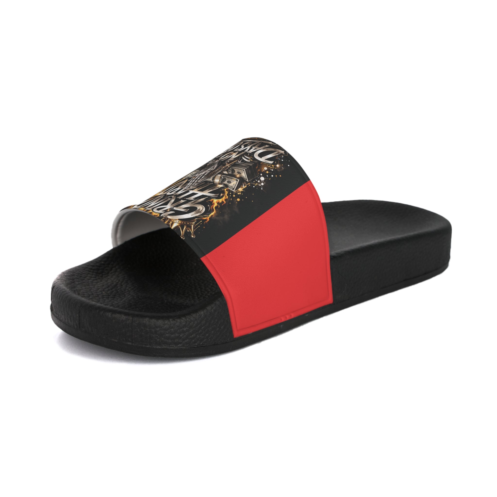 2 RED Grind Hard No Days Off (Street Hustle Attire Collection Slides)