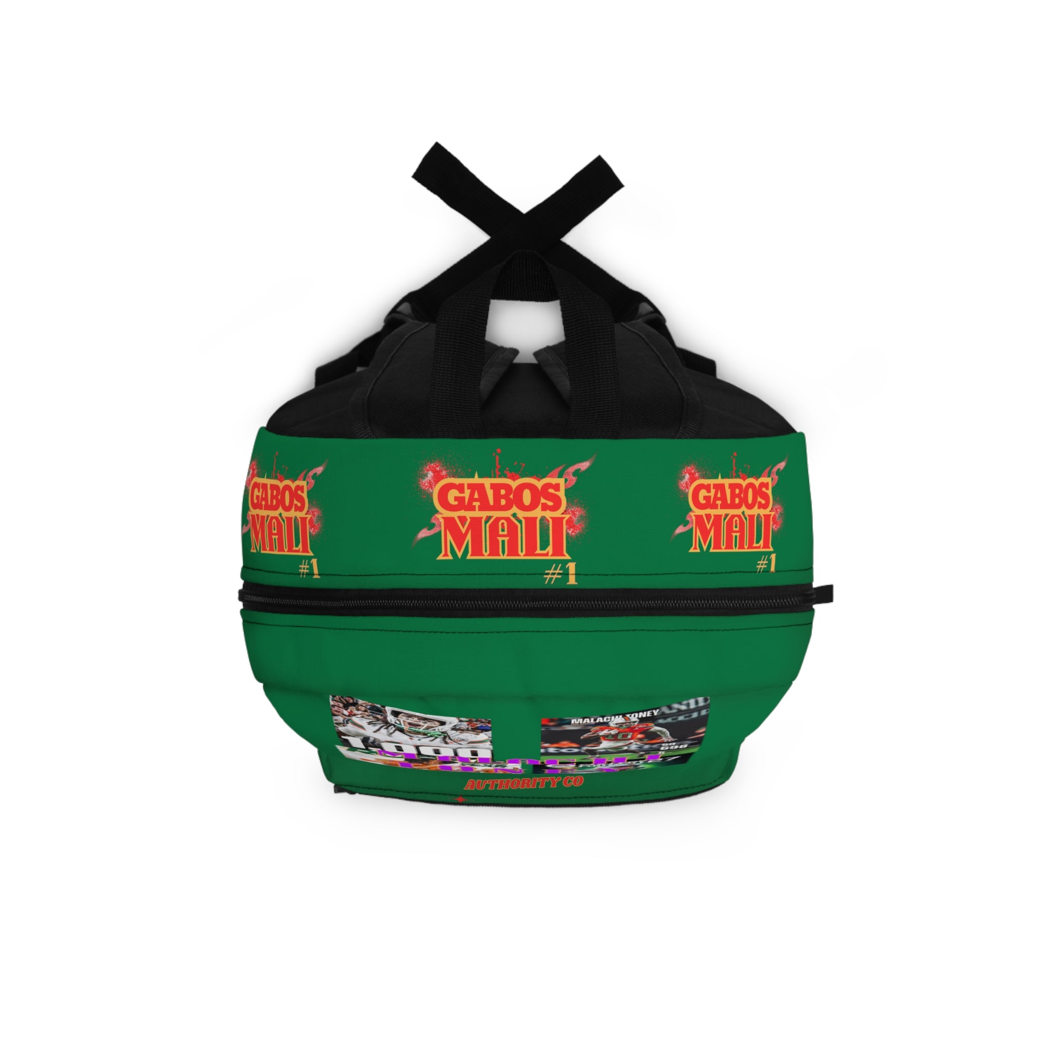 Hurricanes Green  •• G.A.B.O.S.(MALACHI TONEY INSPIRED BACKPACK)  Baddie Authority Co. LIMITED EDITION… Go Caness!