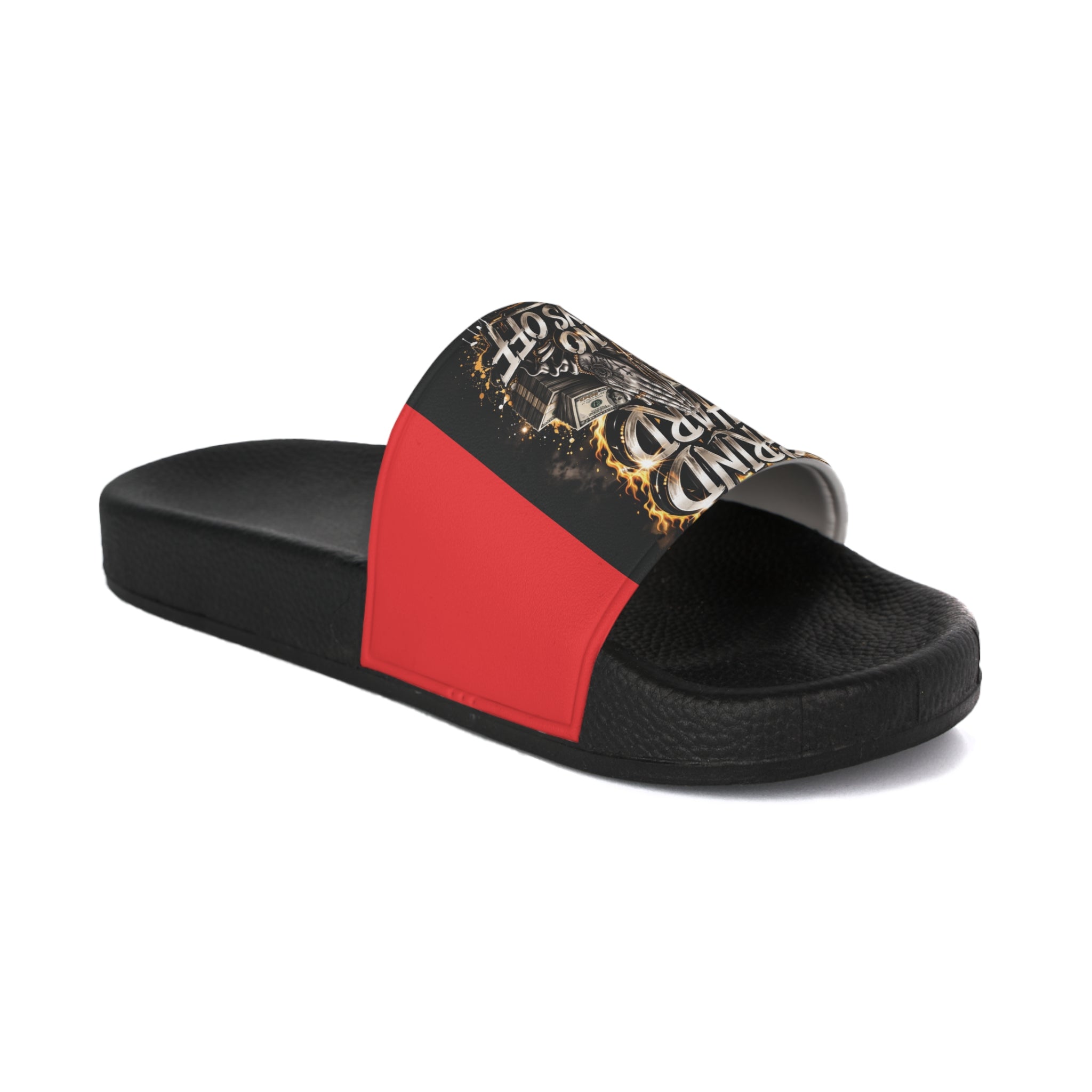2 RED Grind Hard No Days Off (Street Hustle Attire Collection Slides)