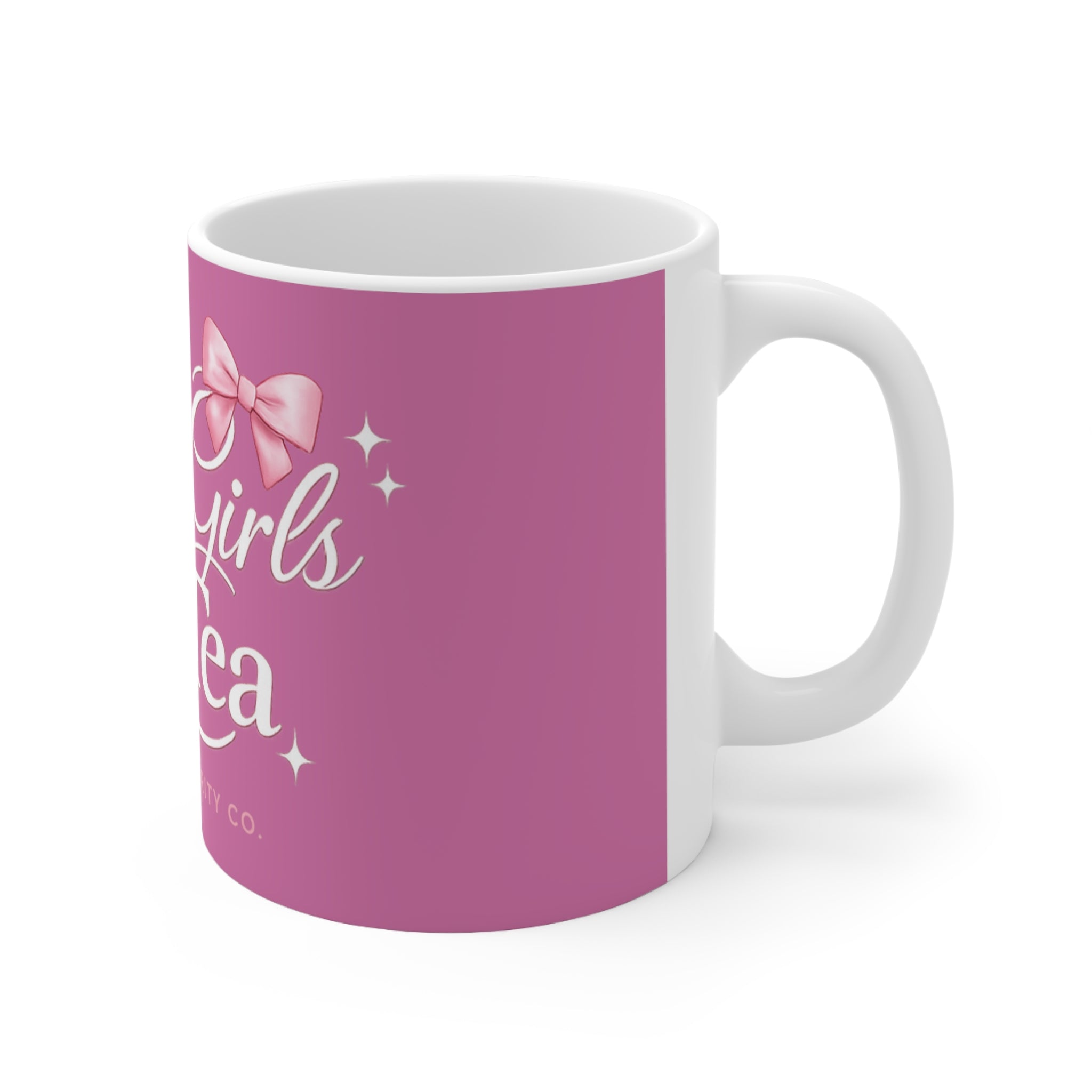 PRETTY GIRLS SIP TEA
 EVEN FOR COFFEE TOO CUP 
BADDIE AUTHORITY CO. EDITION