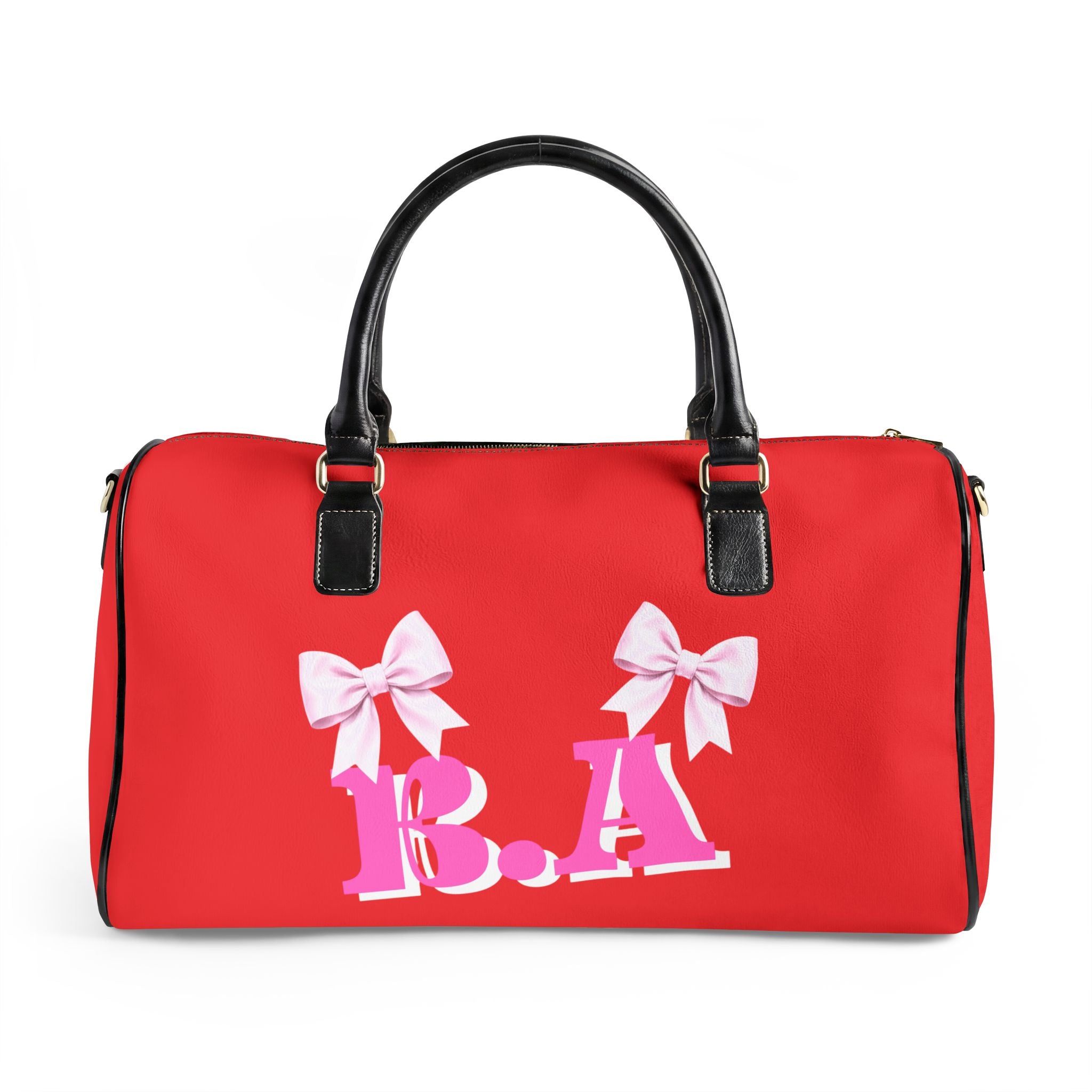 RED GIRLS TRIP! Baddie Authority Co.. Edition Travel Bag