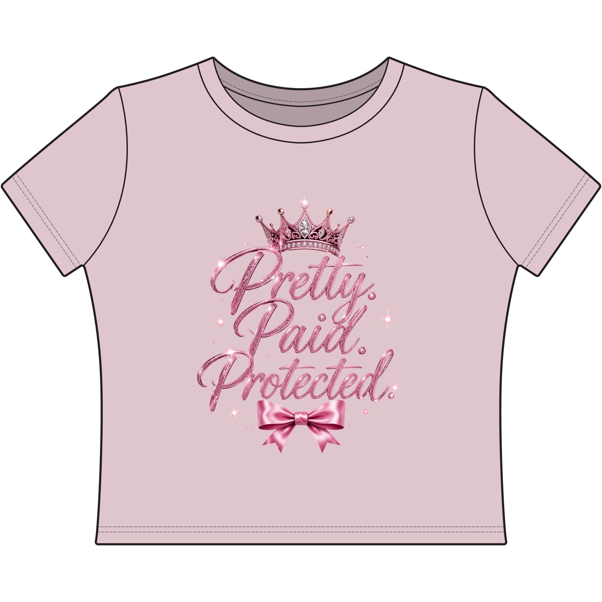 Pretty Paid Protected Sassy Crop Top (Baddie Authority Edition)