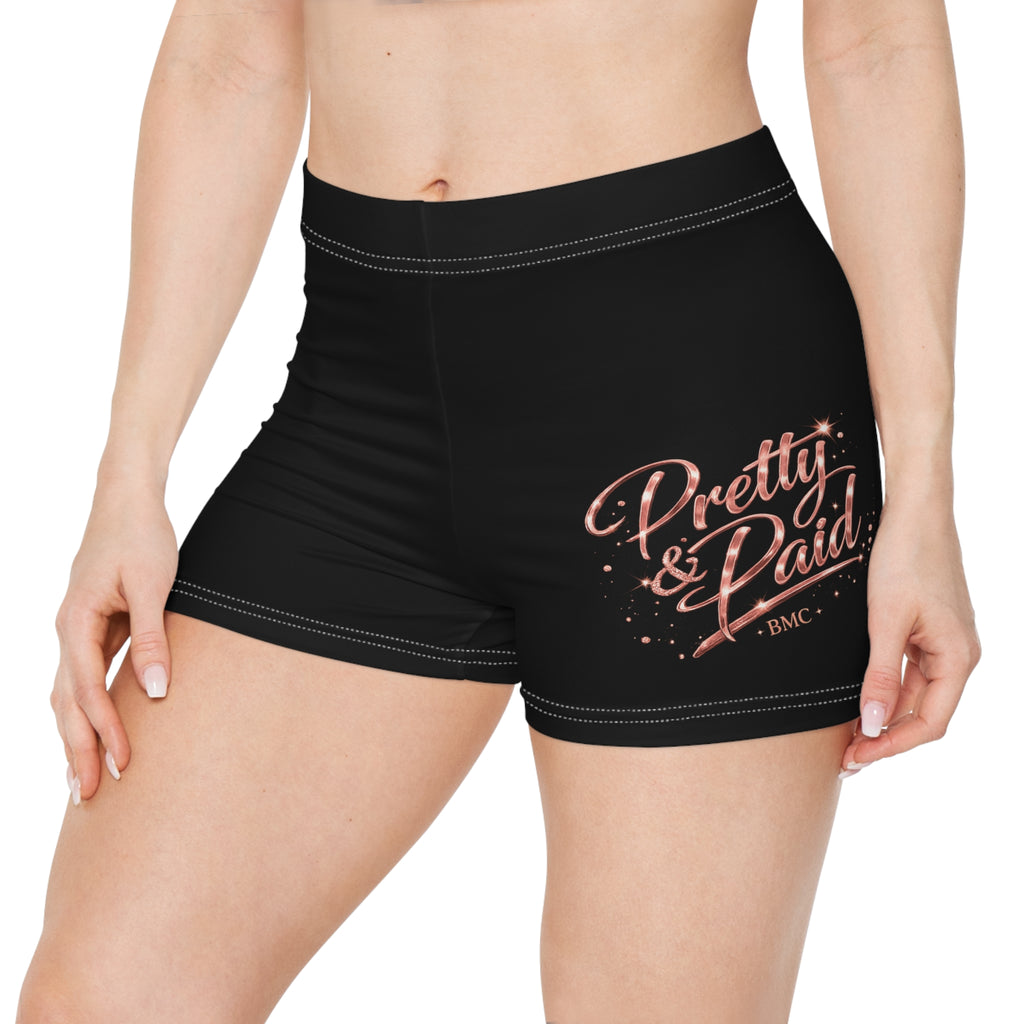 BMC Pretty & Paid  BIKER Shorts