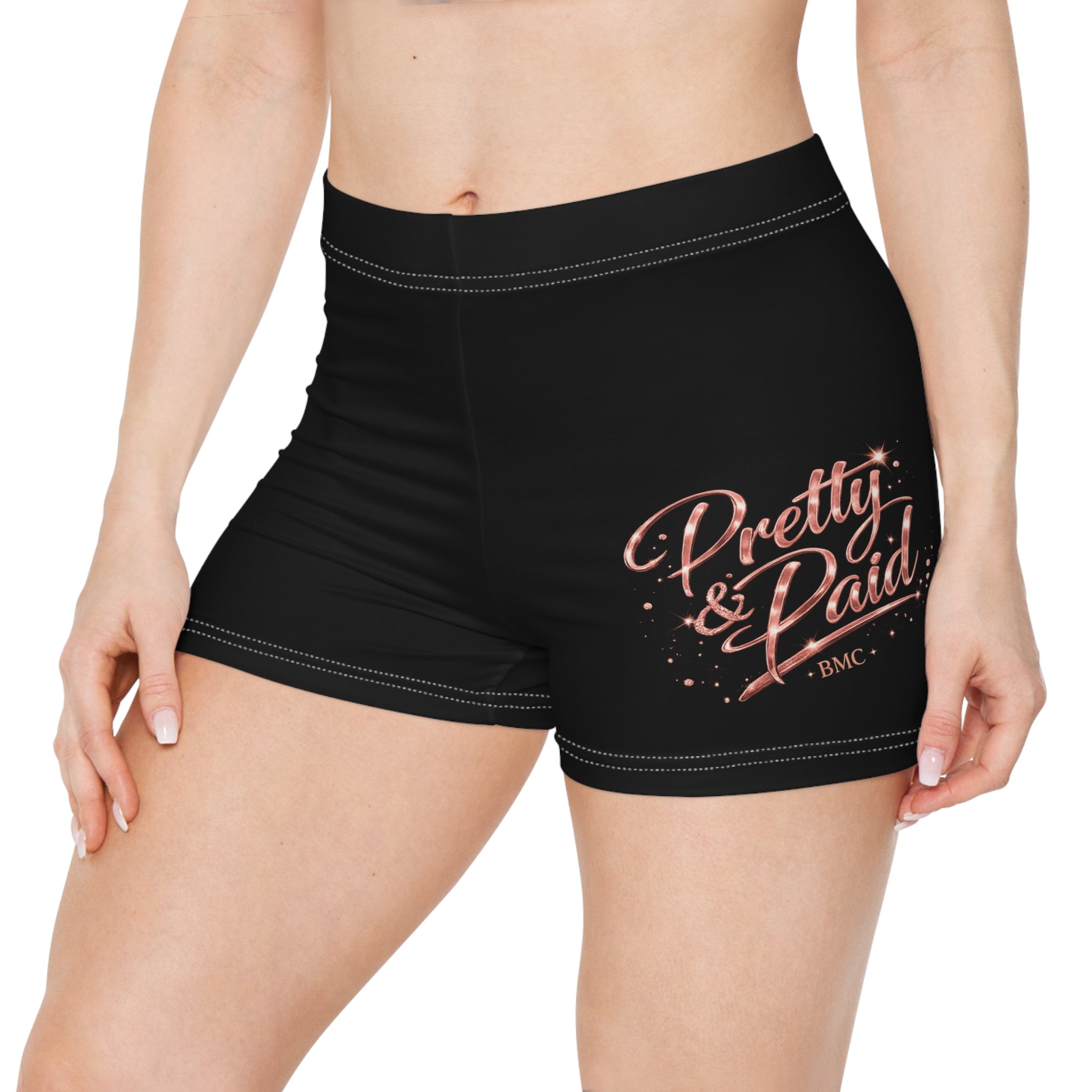 BMC Pretty & Paid  BIKER Shorts