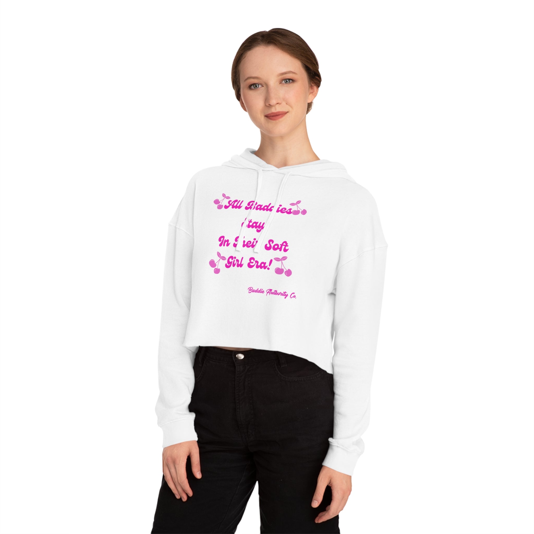 Soft Girl Era Cropped Hoodie #2 •B.A Collection