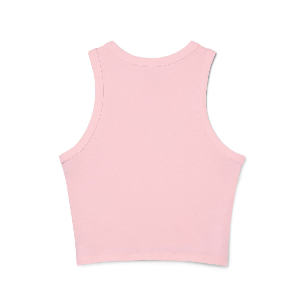 Baddie Authority Gloss Boss Crop Tank  India Rose Collection