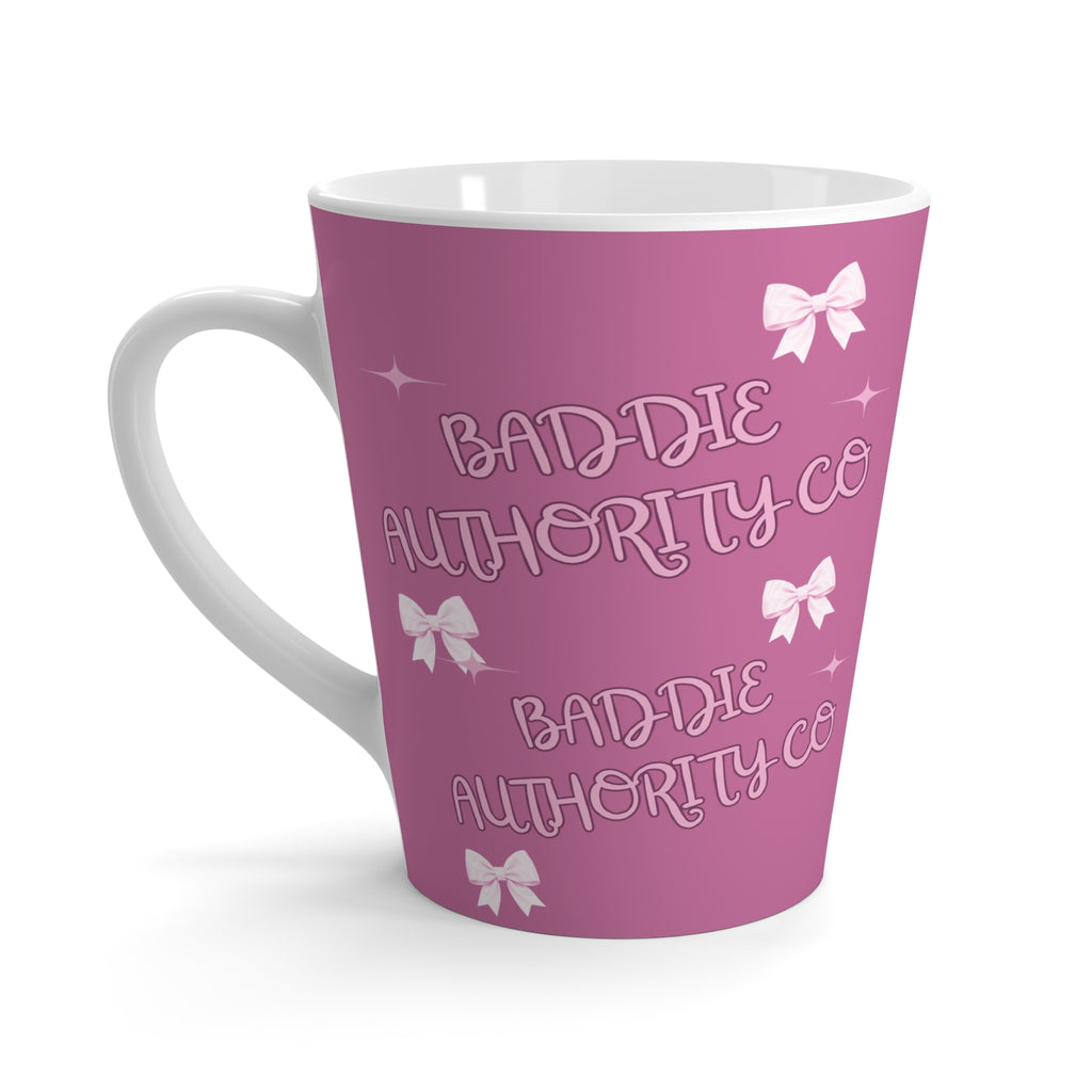 Sassy Baddie Authority Co. Monogram Signature Latte Mug