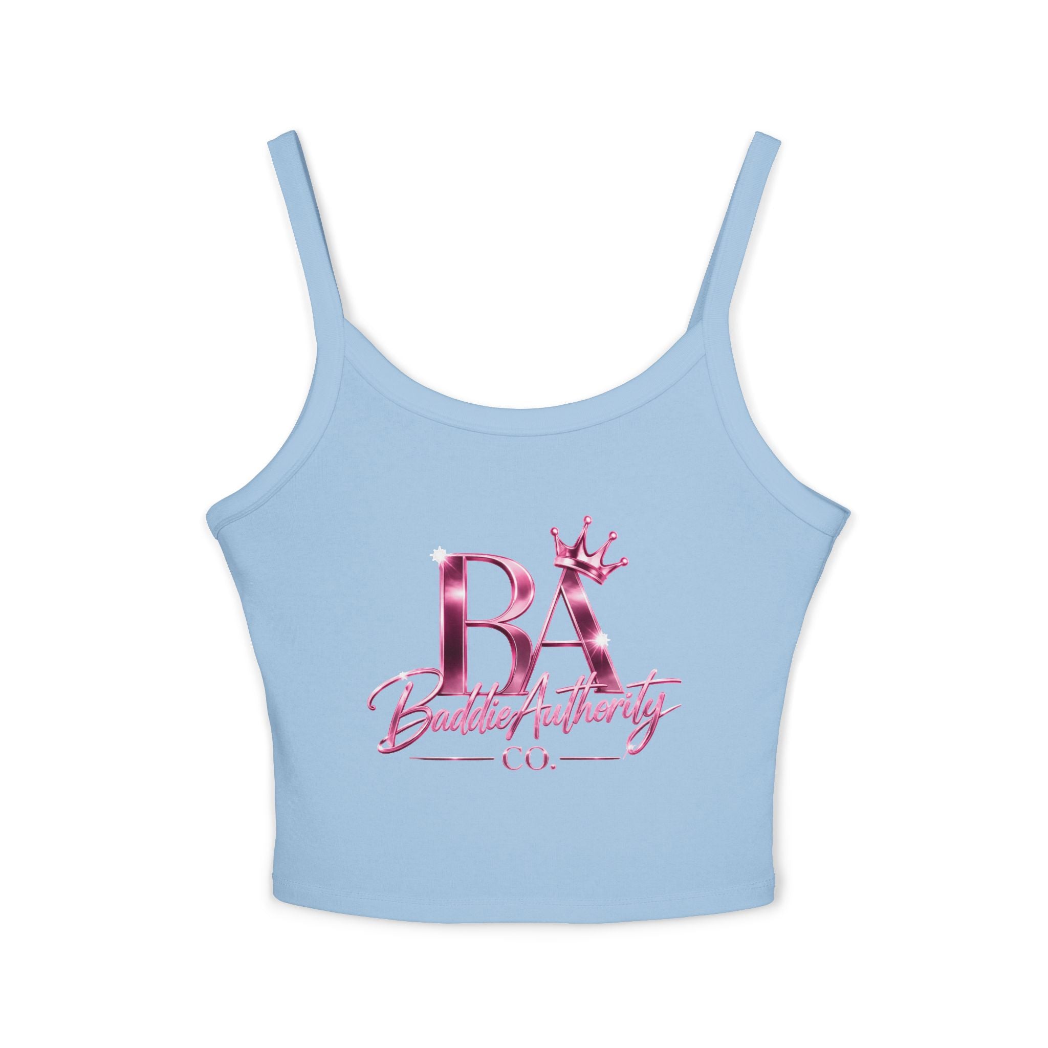 BA Baddie Authority Crop Top The Baddie Statement Tank