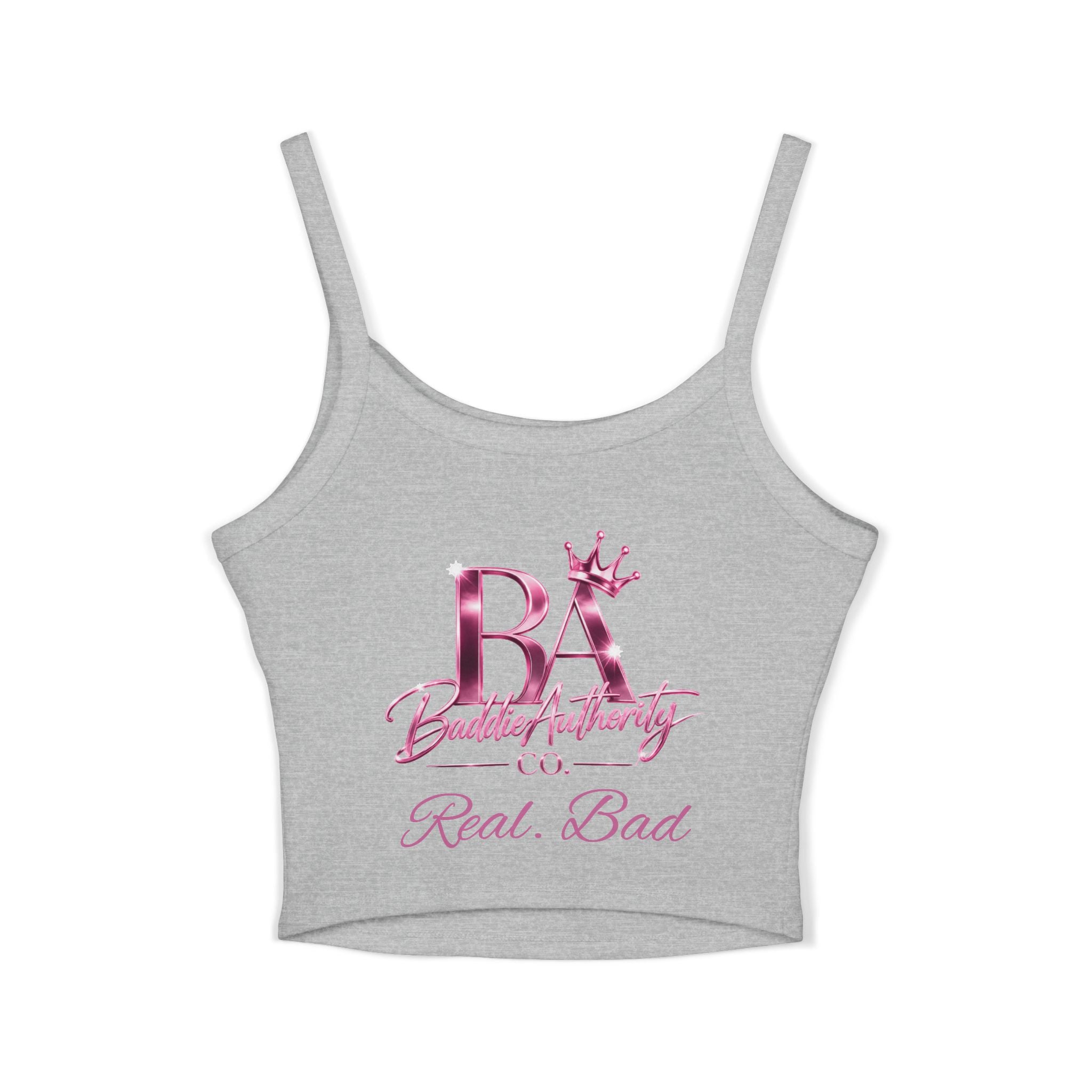 BA Baddie Authority Crop Top The Baddie Statement Tank