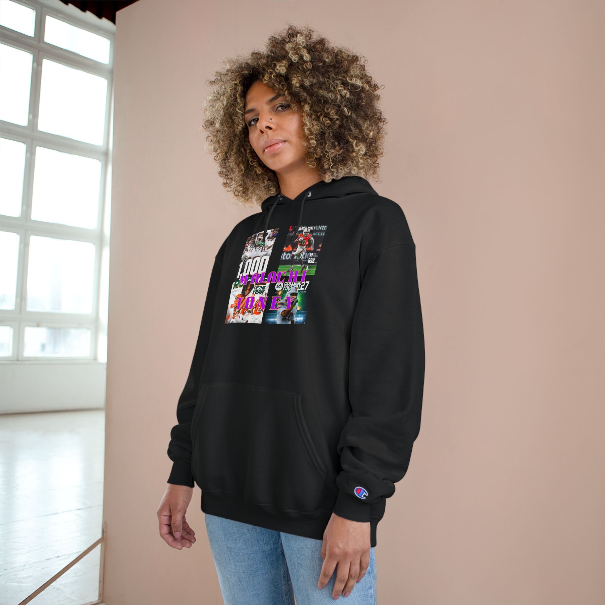 Malachi Toney Hometown Hero Legacy  
Champion Hoodie  (BADDIE A CO) limited Edition