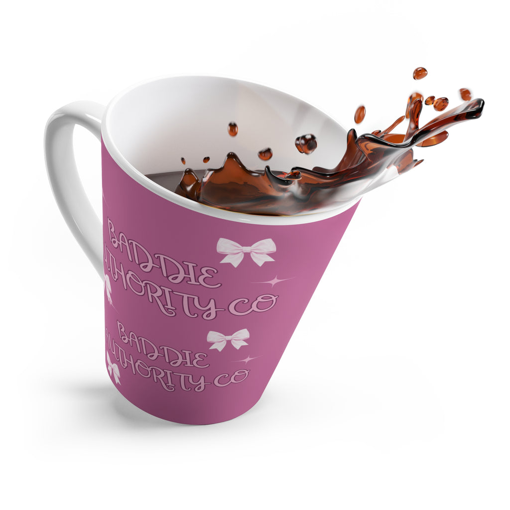 Sassy Baddie Authority Co. Monogram Signature Latte Mug