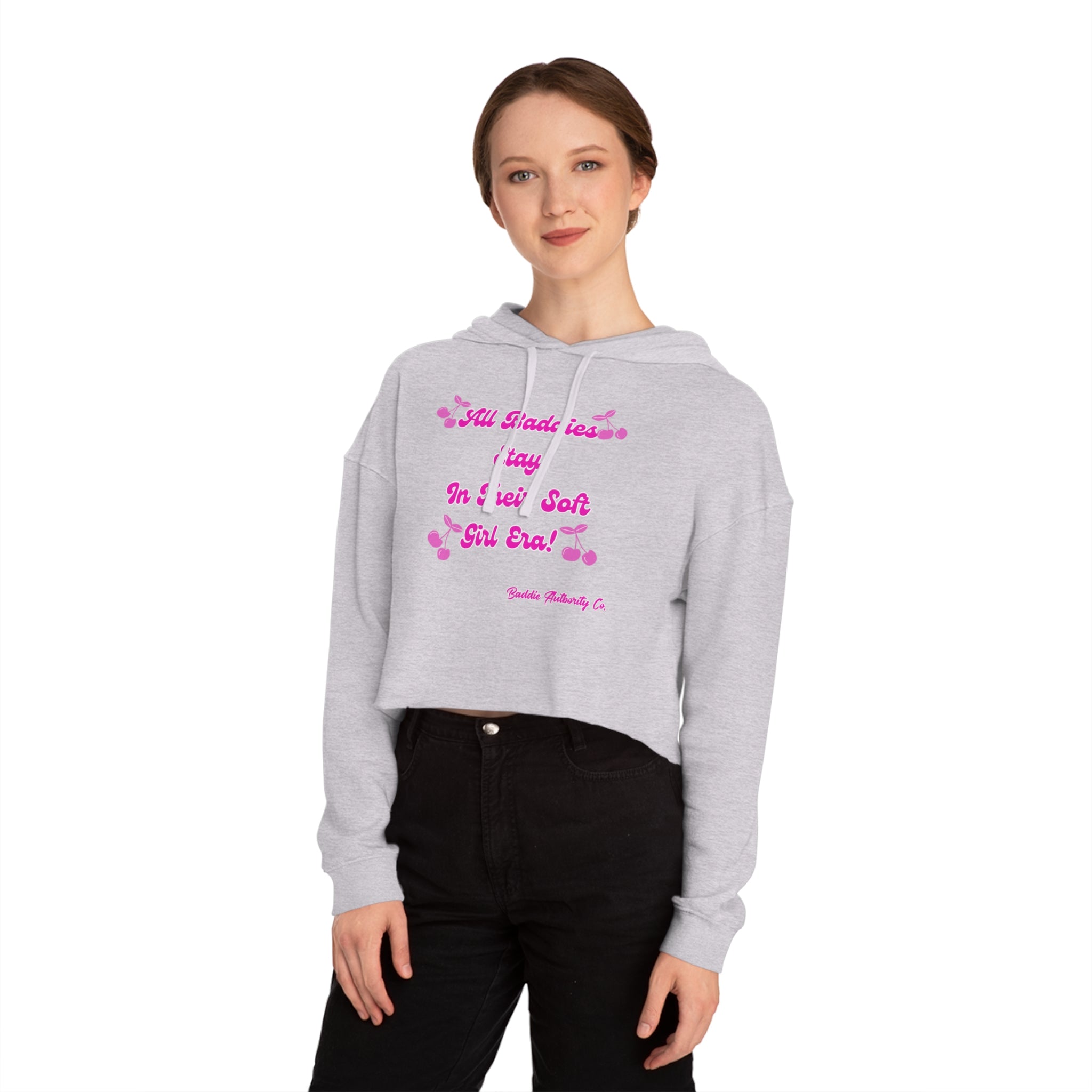 Soft Girl Era Cropped Hoodie #2 •B.A Collection
