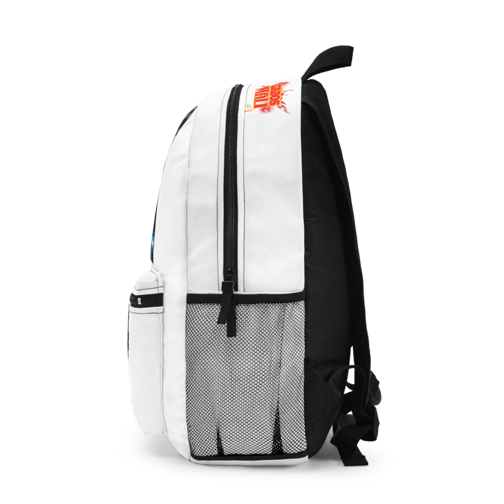 White   G.A.B.O.S.(MALACHI TONEY INSPIRED BACKPACK)  Baddie Authority Co. LIMITED EDITION… Go Caness!