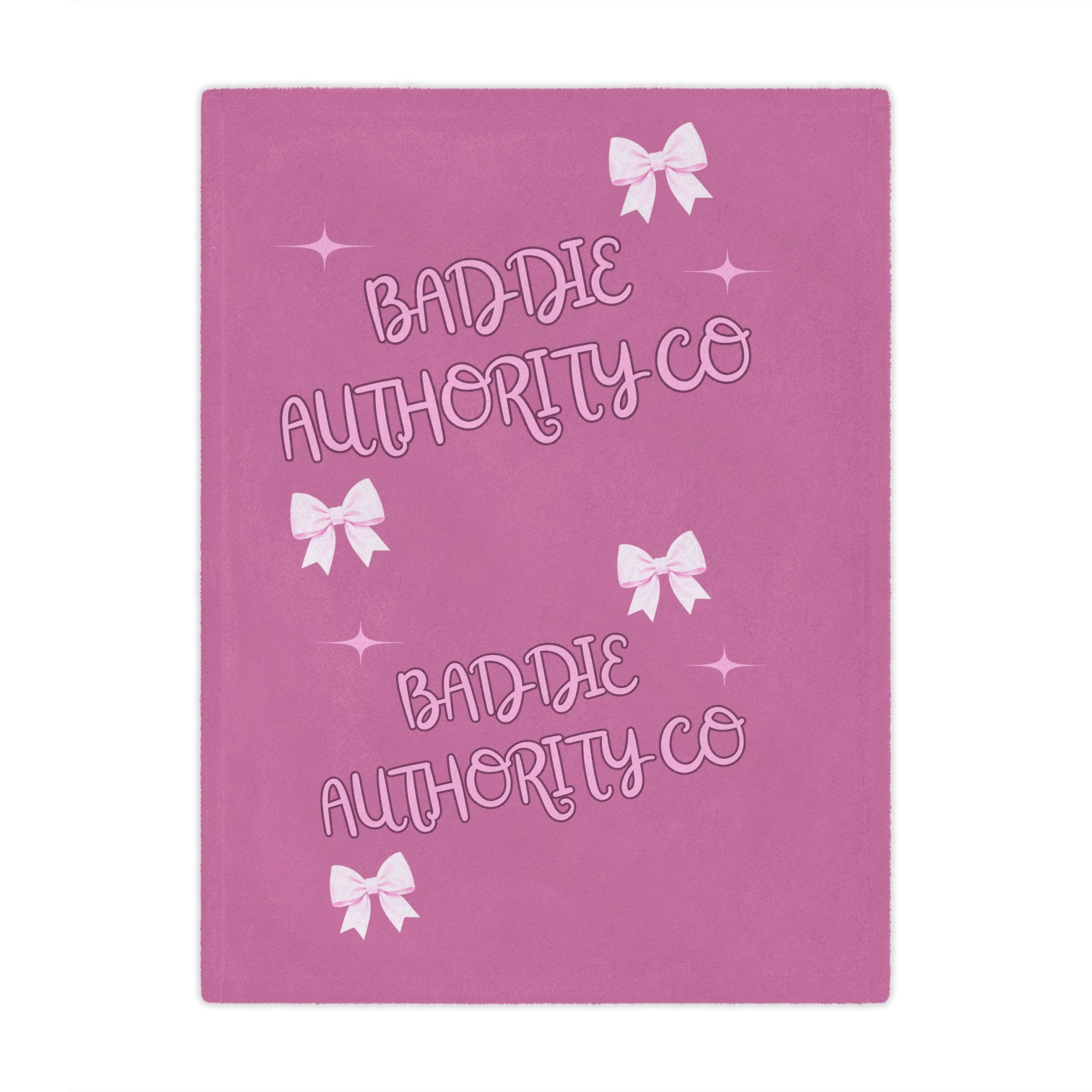 Baddie Authority Co. Minky Blanket