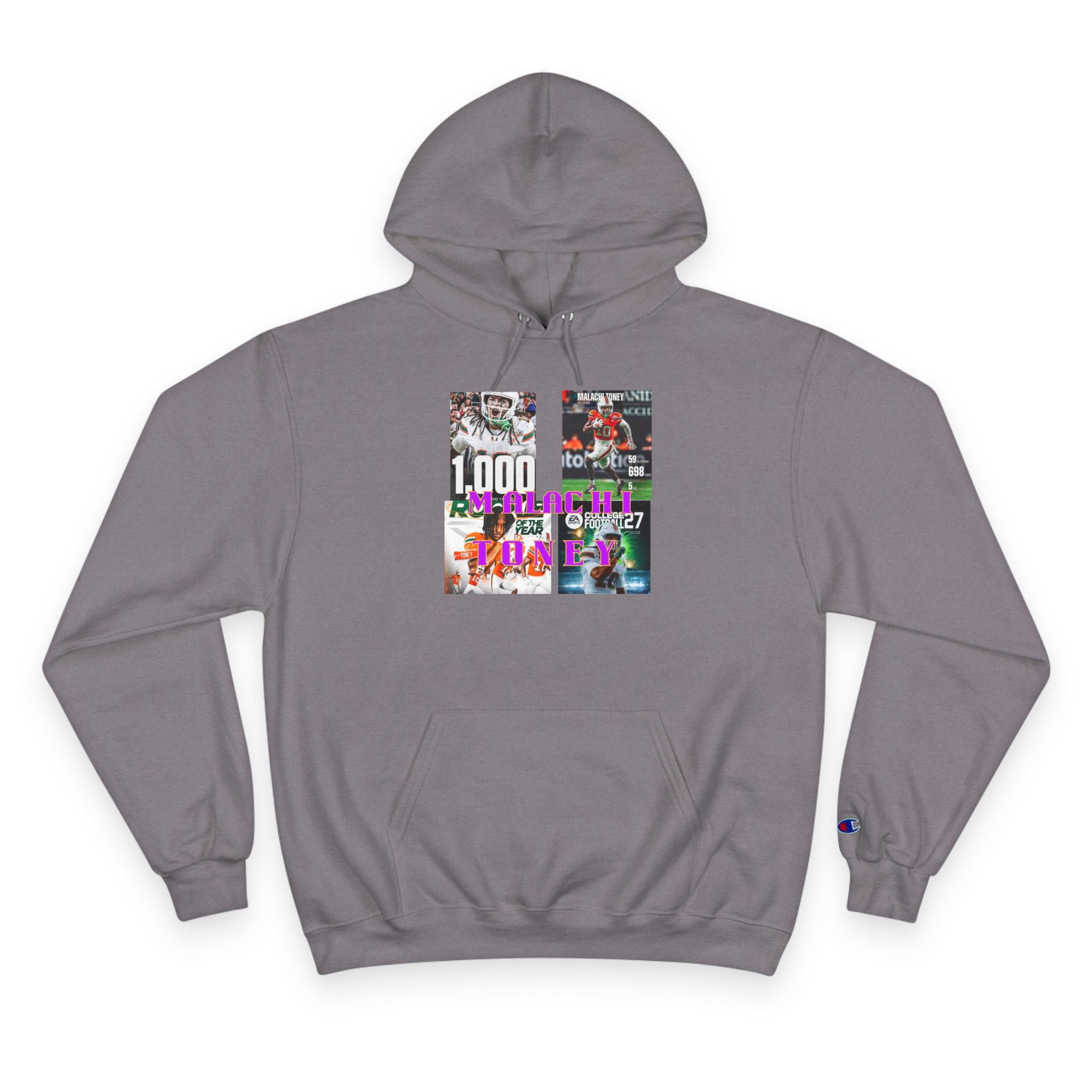 Malachi Toney Hometown Hero Legacy  
Champion Hoodie  (BADDIE A CO) limited Edition