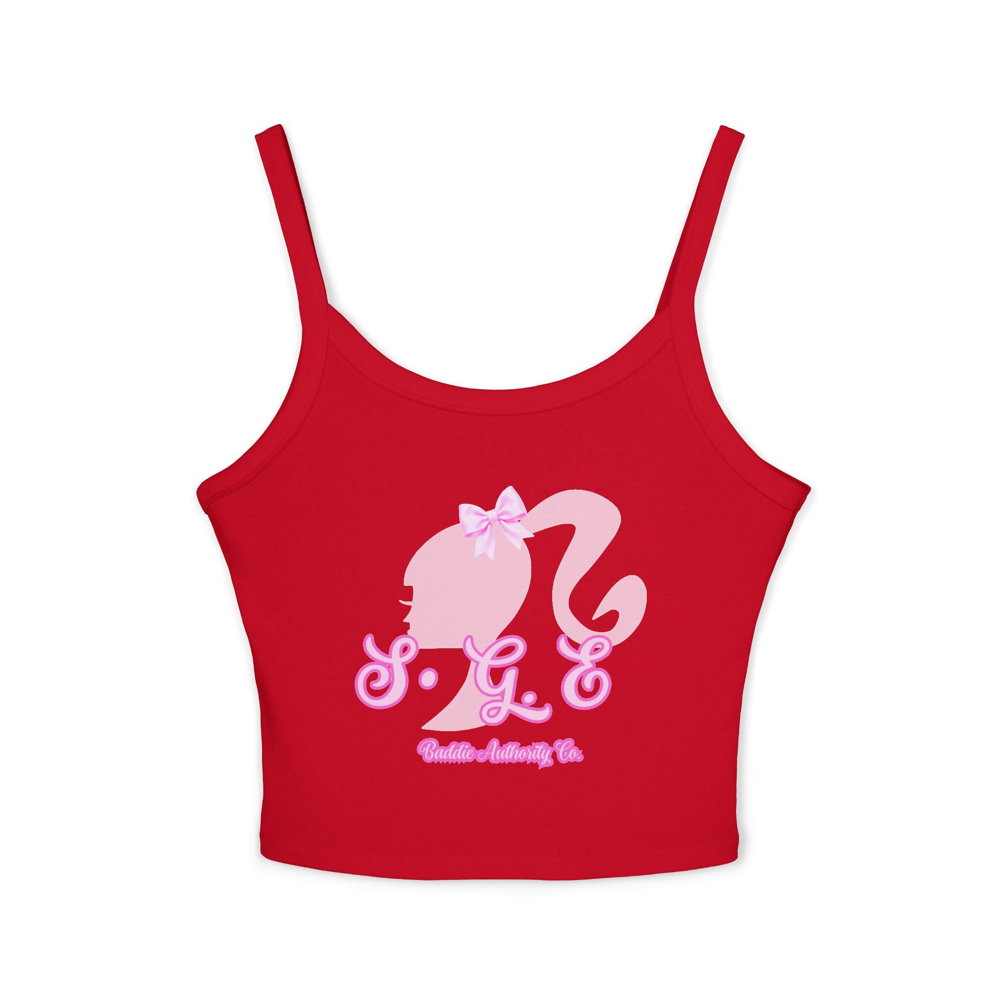 S.G.E. “Soft Girl Era Crop “Tank

 Baddie Authority Co. Collection