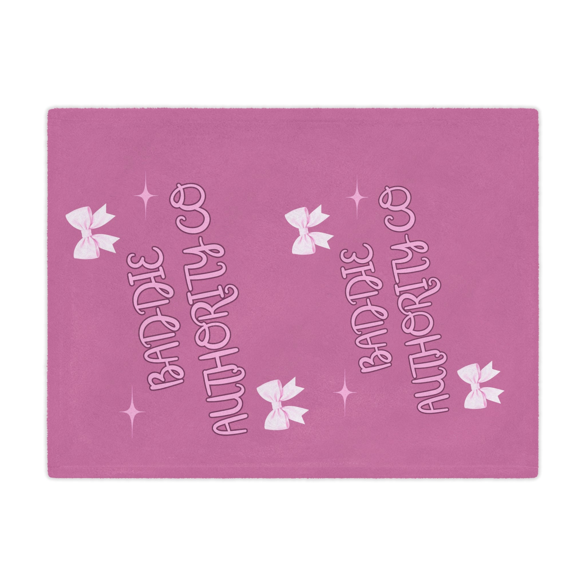 Baddie Authority Co. Minky Blanket