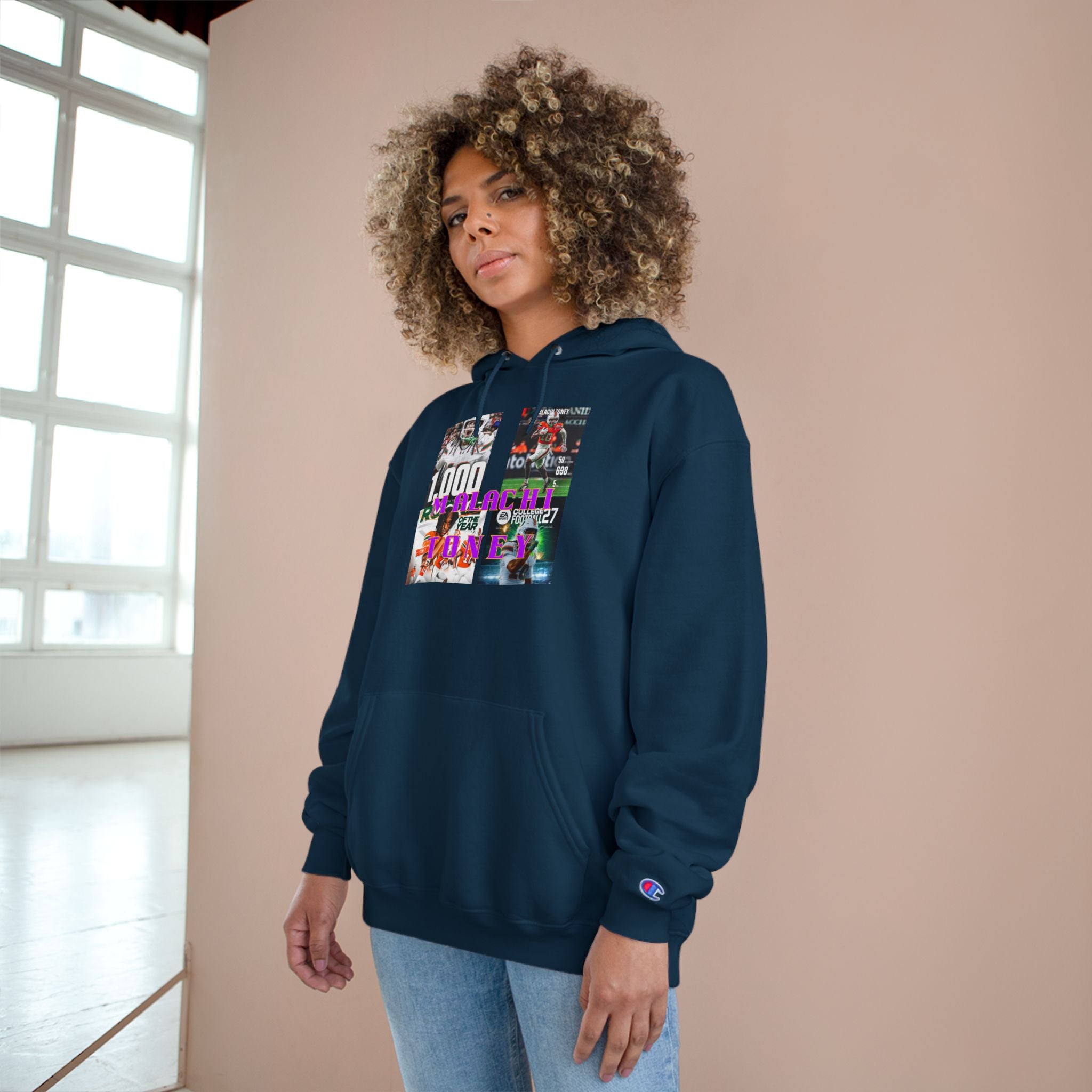 Malachi Toney Hometown Hero Legacy  
Champion Hoodie  (BADDIE A CO) limited Edition