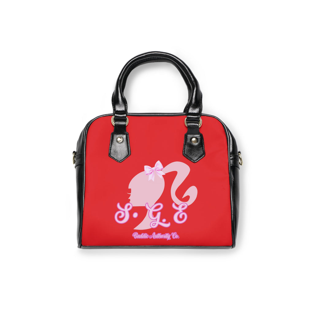 RED “The Boujee S.G.E.™ Leather Tote”
