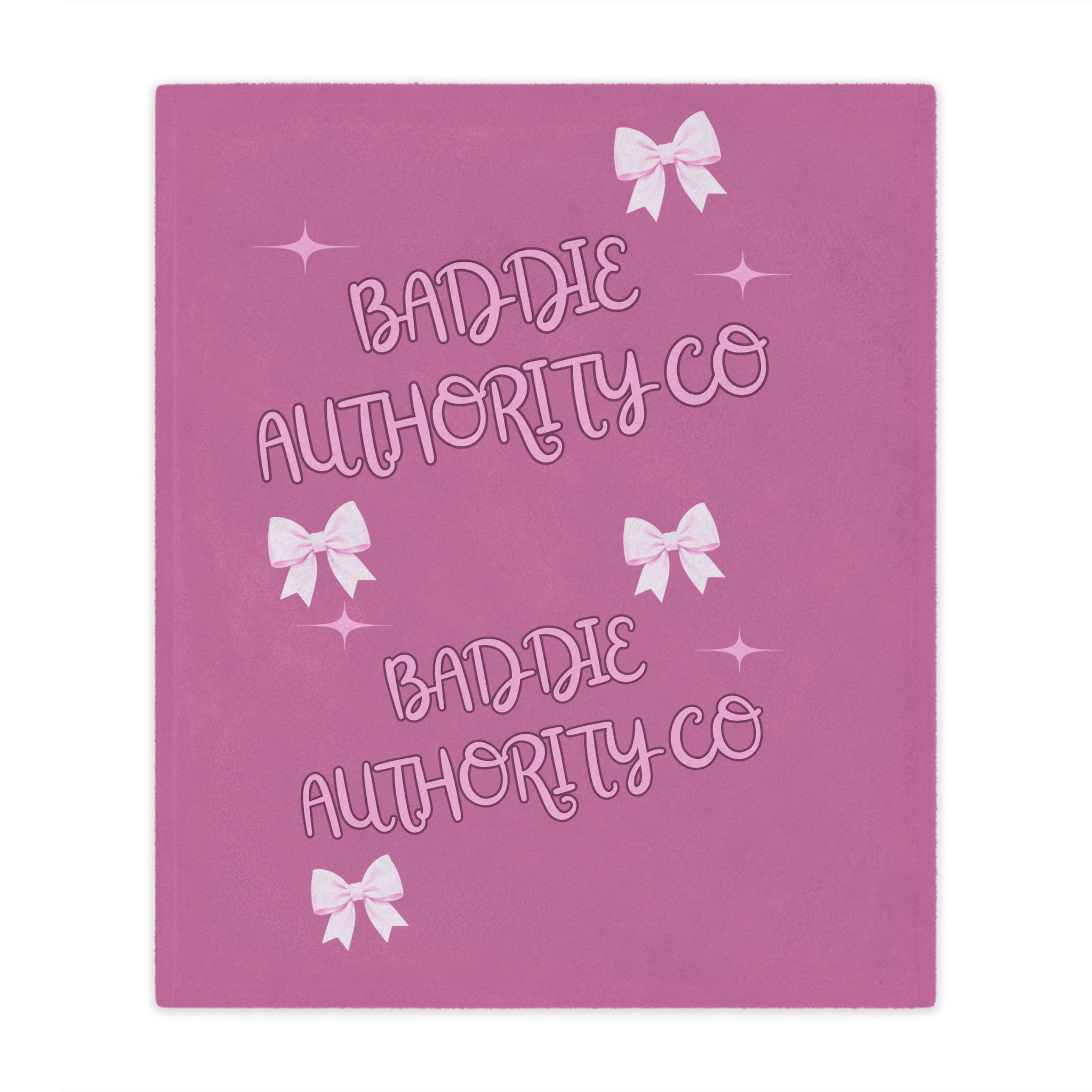 Baddie Authority Co. Minky Blanket