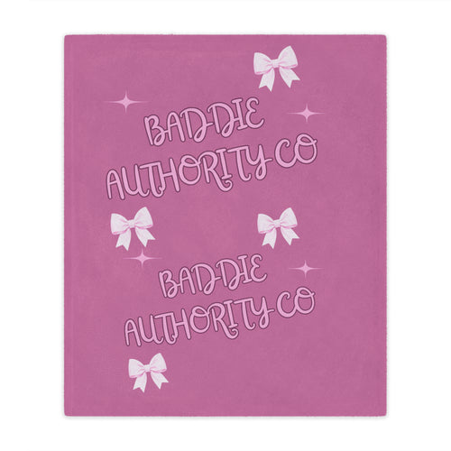 Baddie Authority Co. Minky Blanket