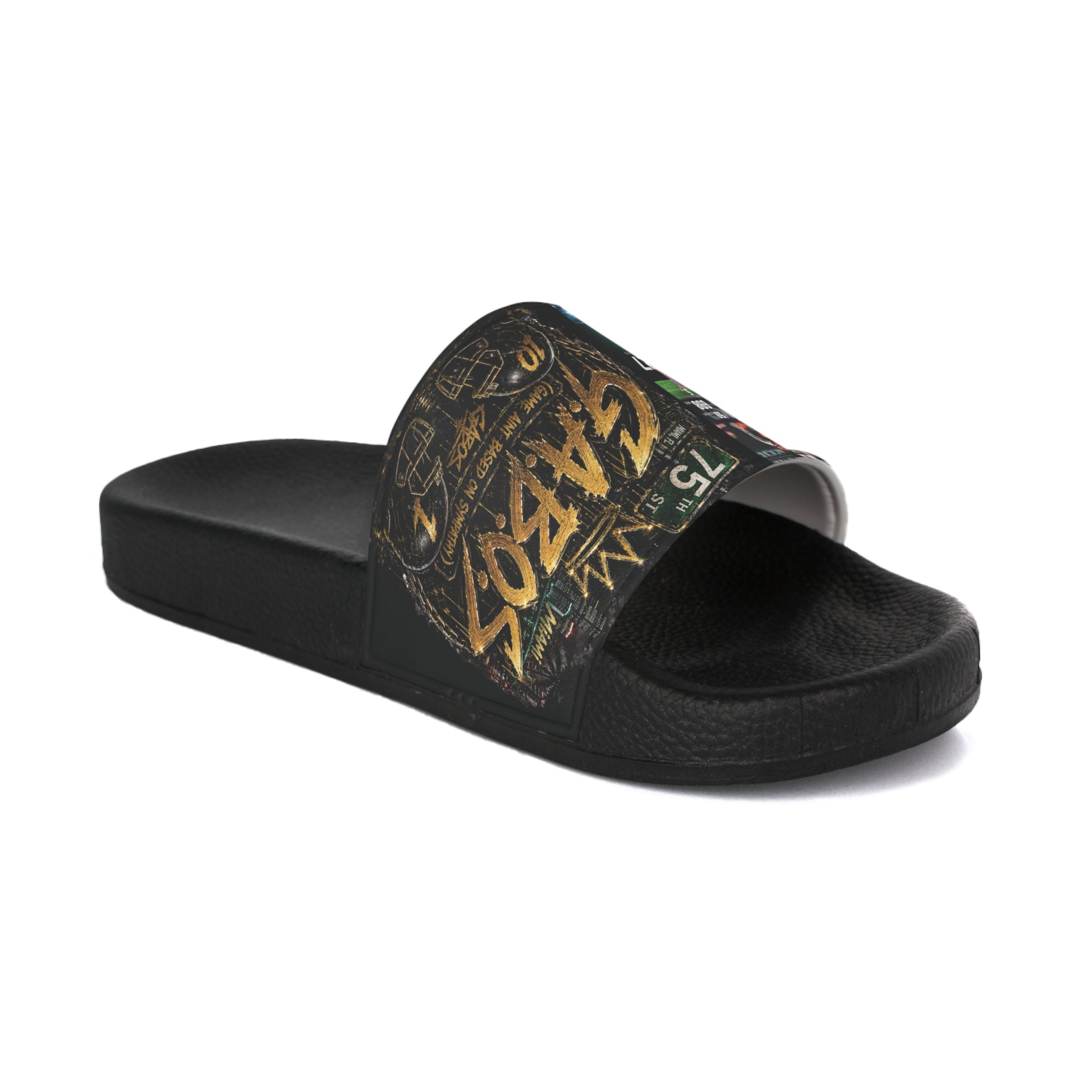 Malachi Toney Custom Inspired  Football Legacy Slides (BRAND) BADDIE A CO. LIMITED EDITION!