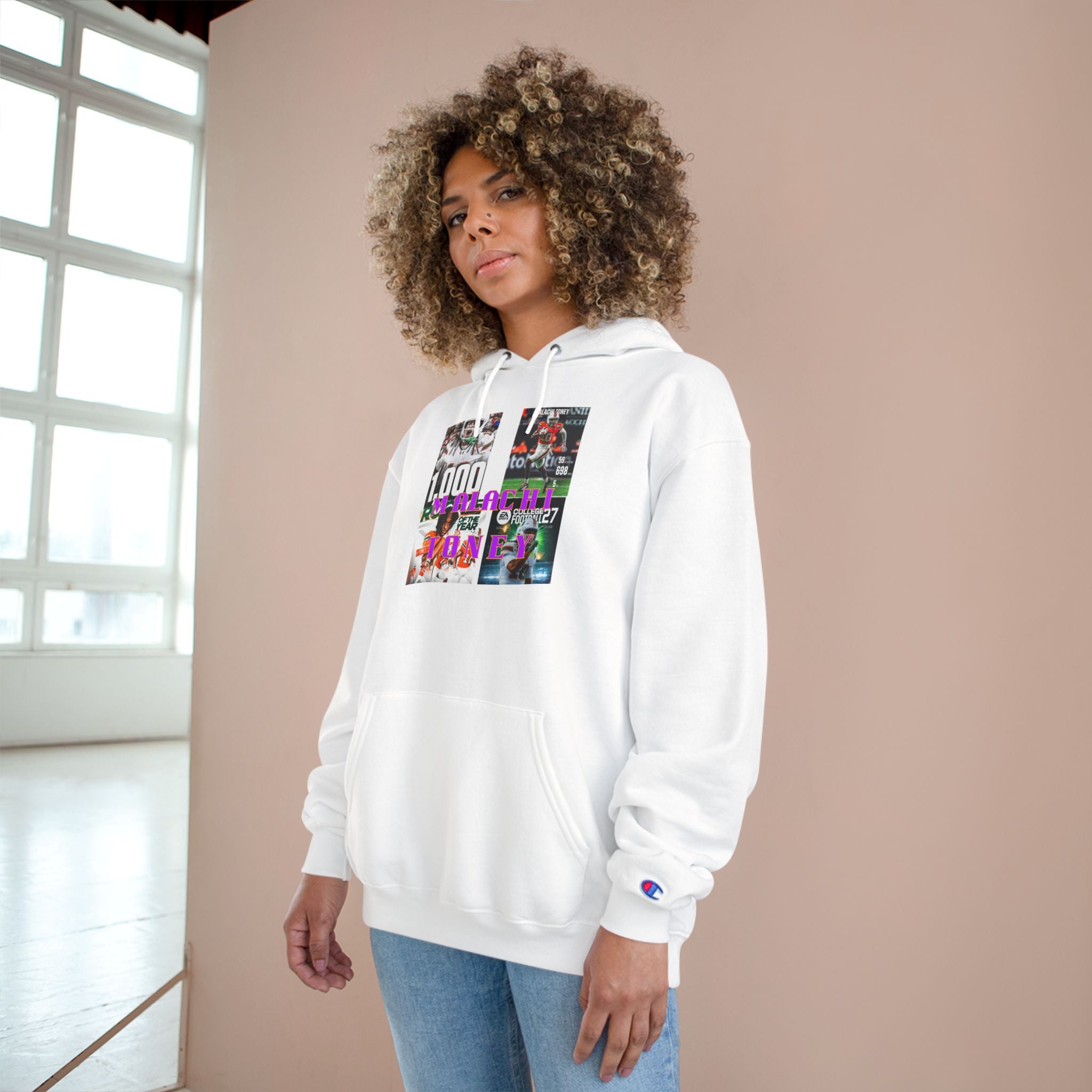 Malachi Toney Hometown Hero Legacy  
Champion Hoodie  (BADDIE A CO) limited Edition