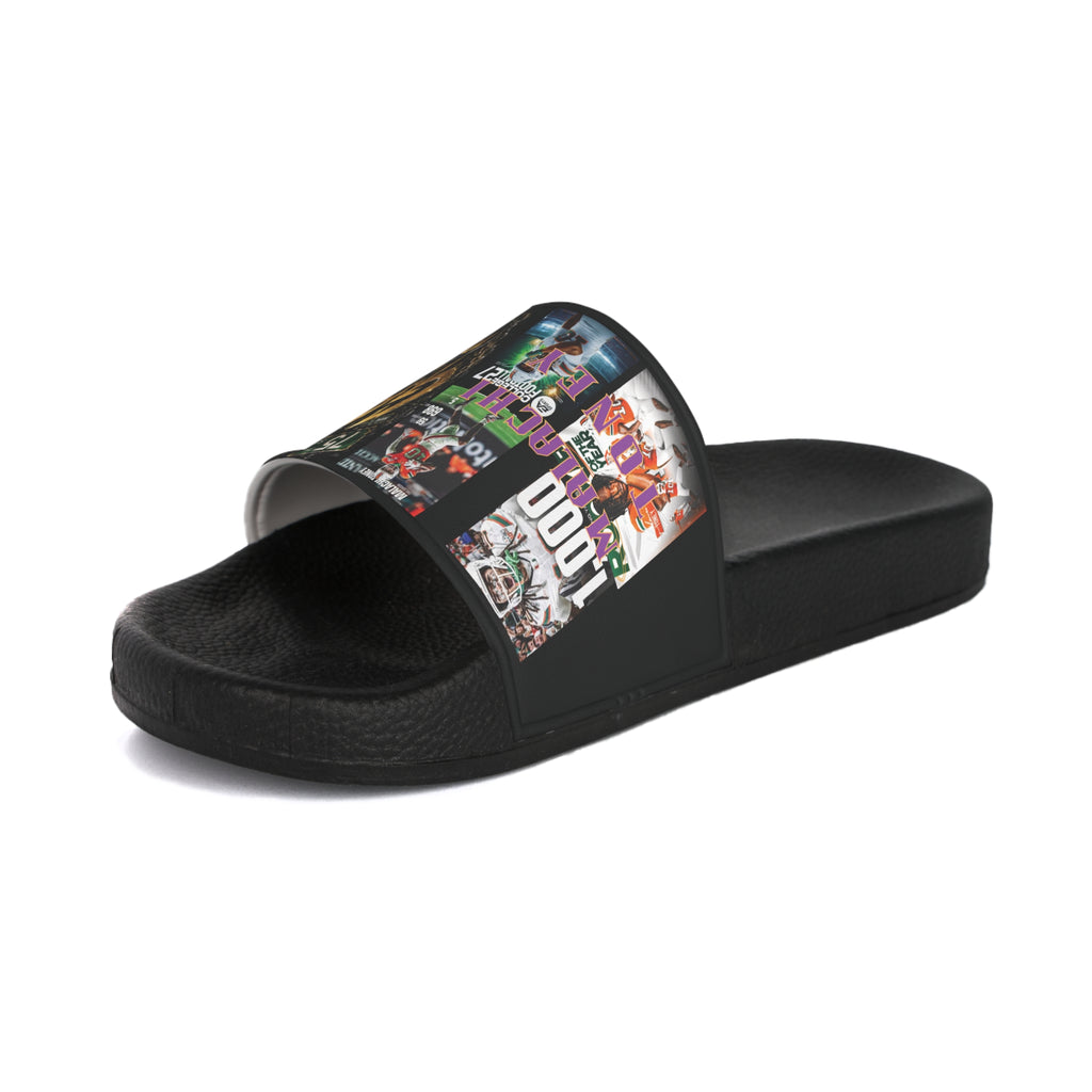 Malachi Toney Custom Inspired  Football Legacy Slides (BRAND) BADDIE A CO. LIMITED EDITION!