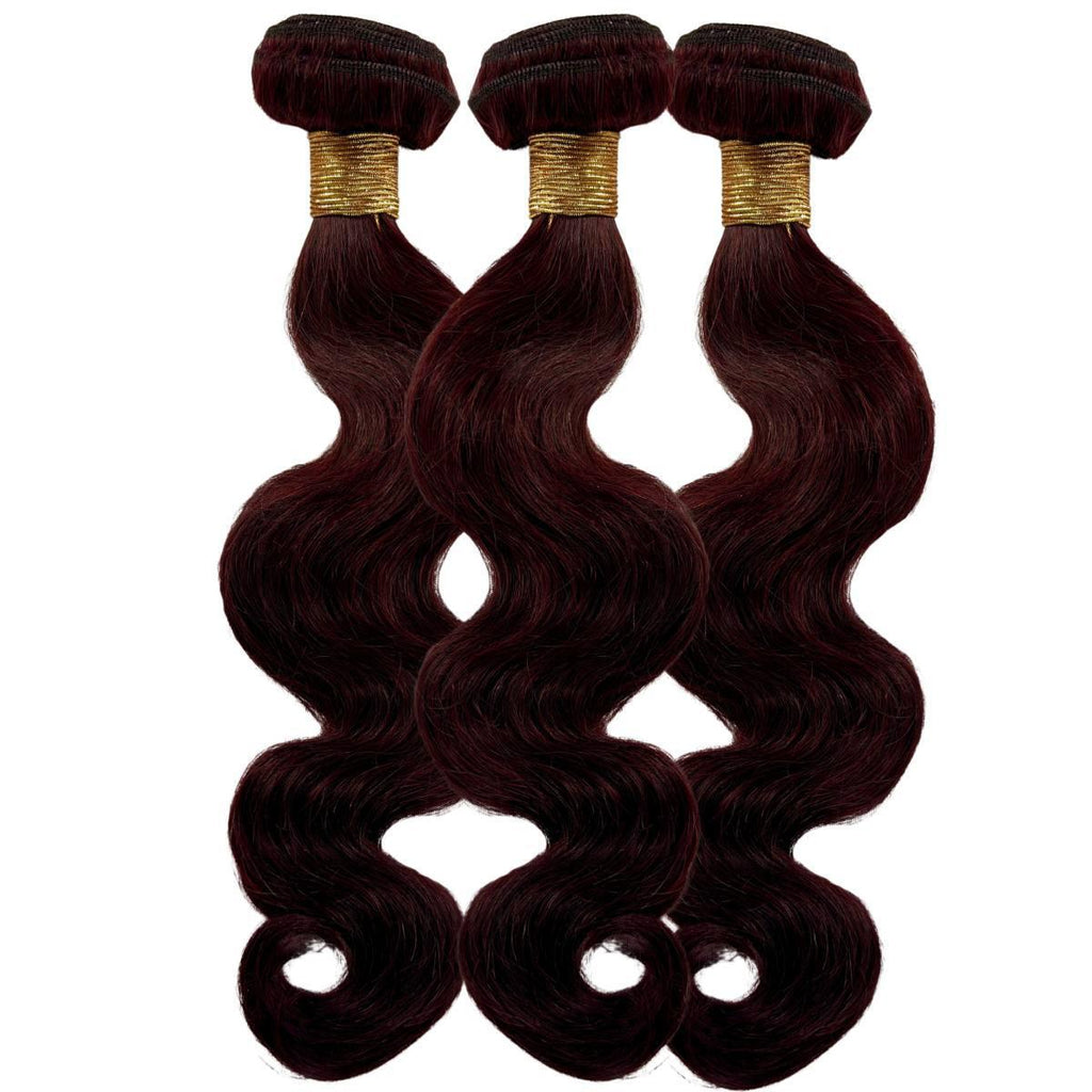 Very Cherry•Burgundy Body Wave Bundle Deals