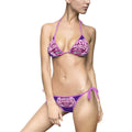 Purple Baddie Authority Signature Bikini Set India Rose Collection all black