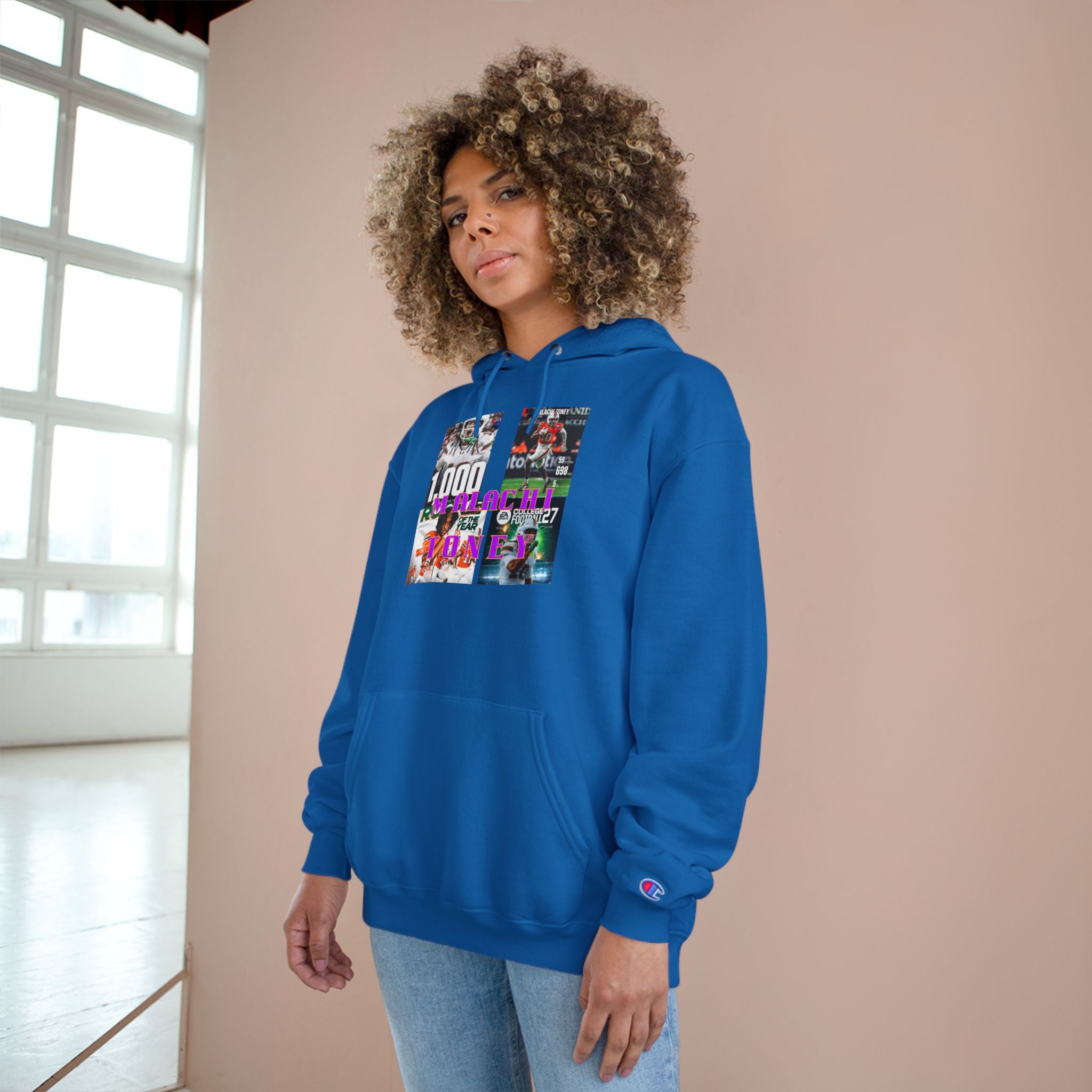 Malachi Toney Hometown Hero Legacy  
Champion Hoodie  (BADDIE A CO) limited Edition