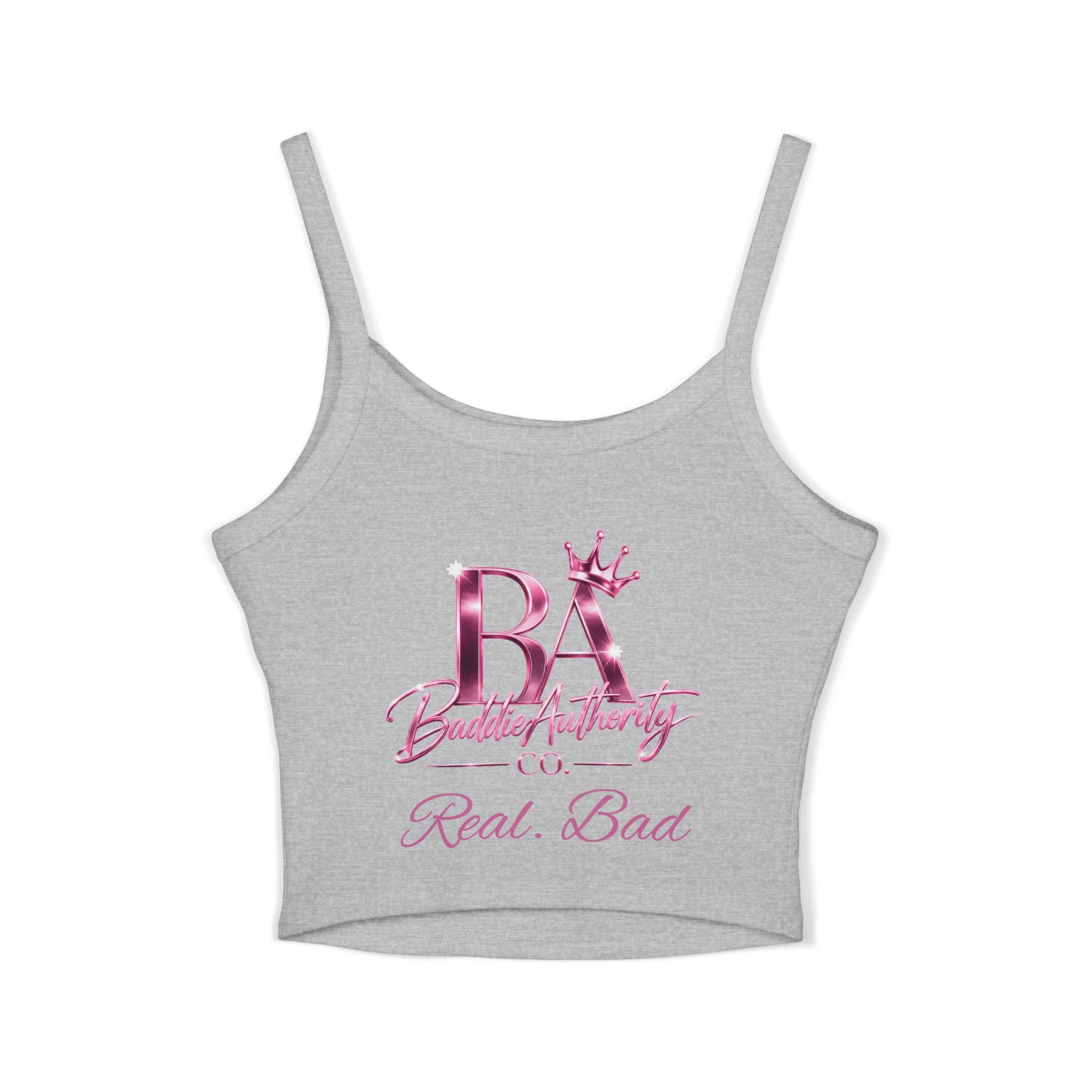 BA Baddie Authority Crop Top The Baddie Statement Tank