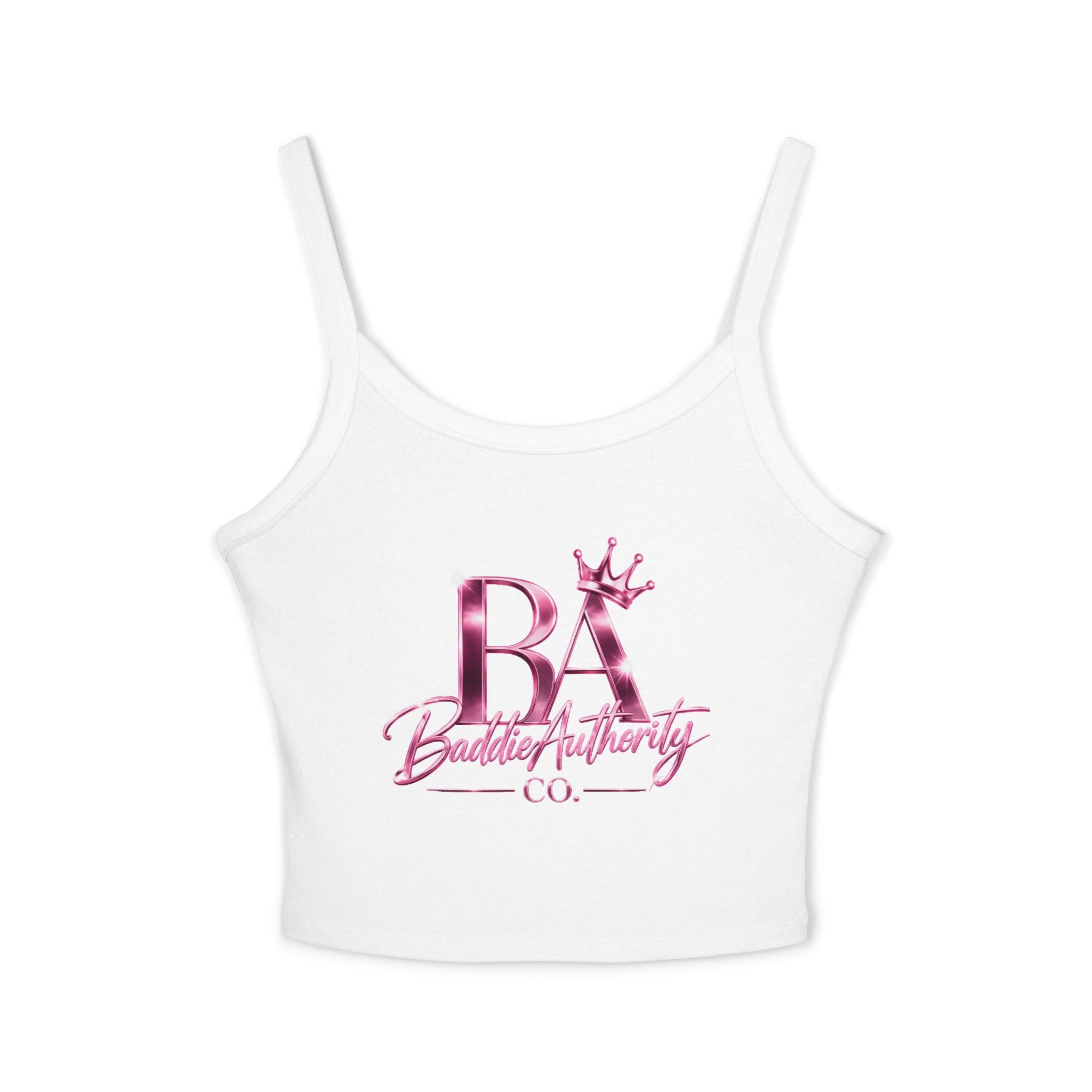BA Baddie Authority Crop Top The Baddie Statement Tank