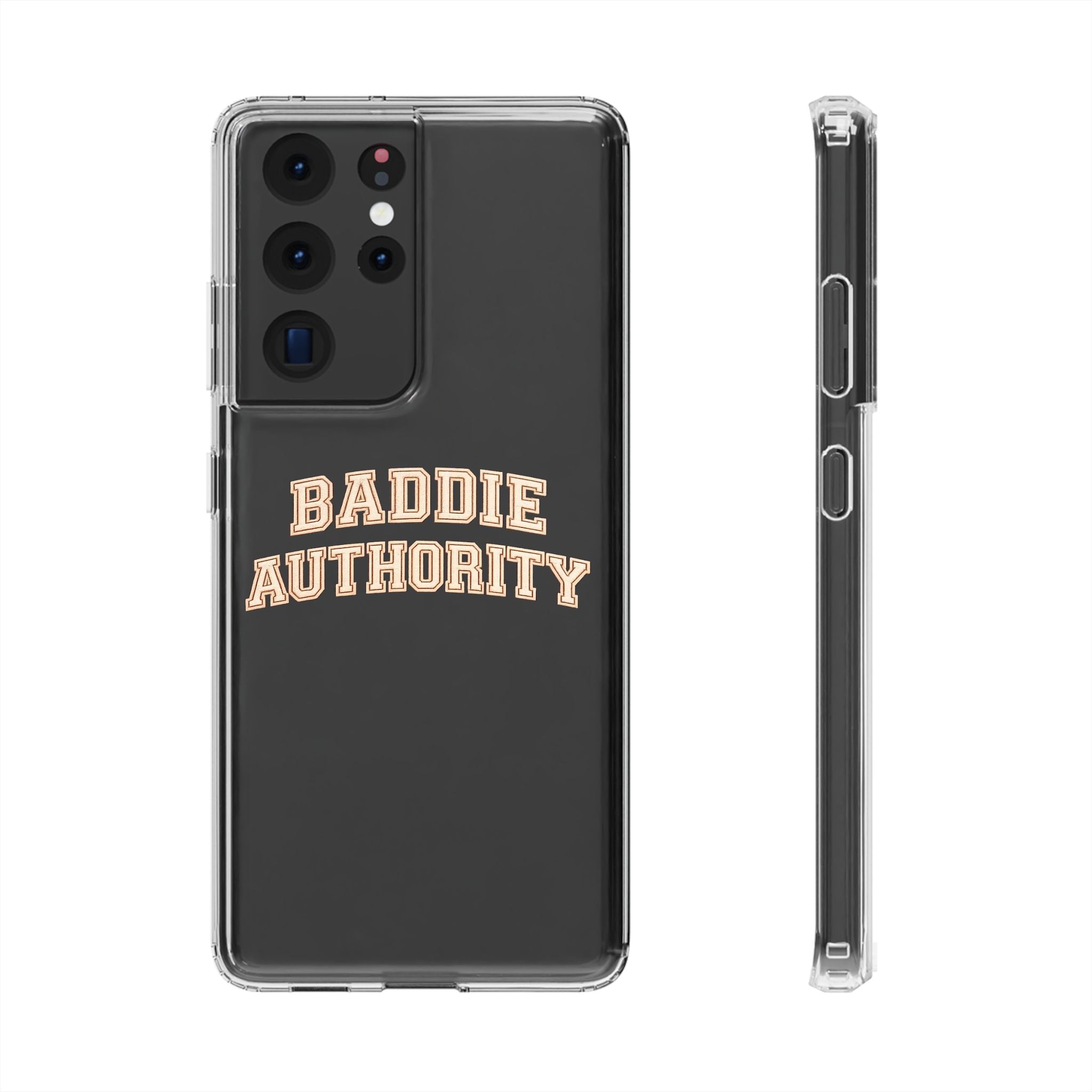 Baddie Authority• Clear Impact-Resistant Cases