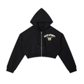 BADDIE AUTHORITY COLLECTION • CROPPED HOODIE
