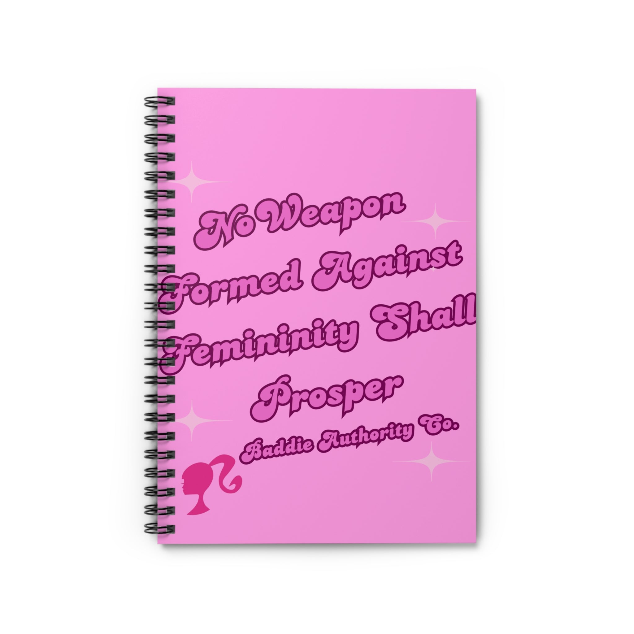 NO Weapon Formed Against Femininity Shall Prosper Notebook