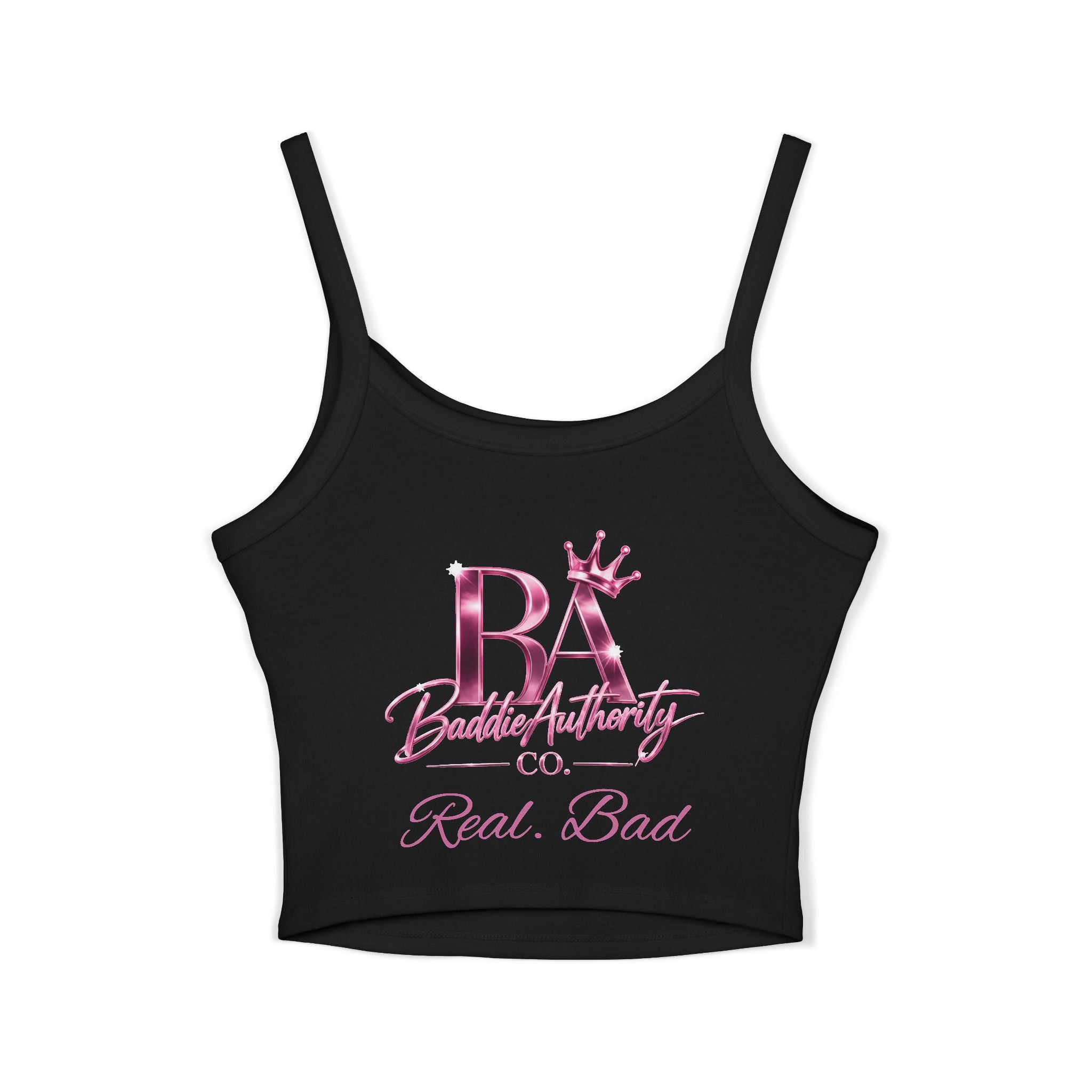 BA Baddie Authority Crop Top The Baddie Statement Tank