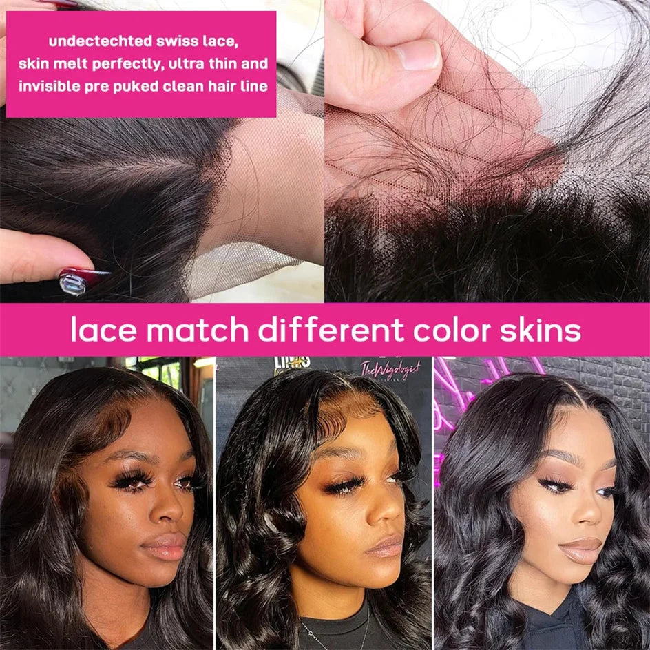 R!ch Girl🎀• Body Wave Lace Front Wig  Brazilian 13x4  Wig Remy Hair Hd Lace Wig & 13x6!