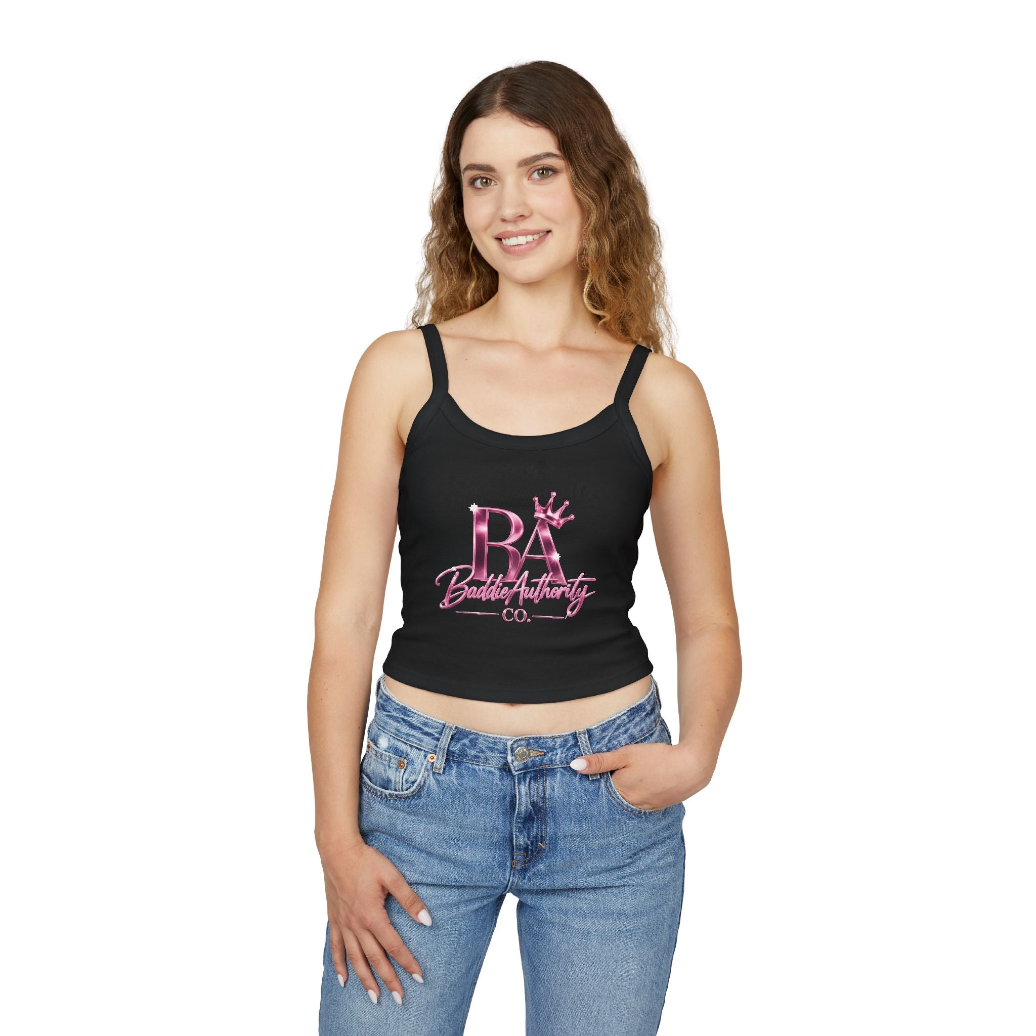 BA Baddie Authority Crop Top The Baddie Statement Tank