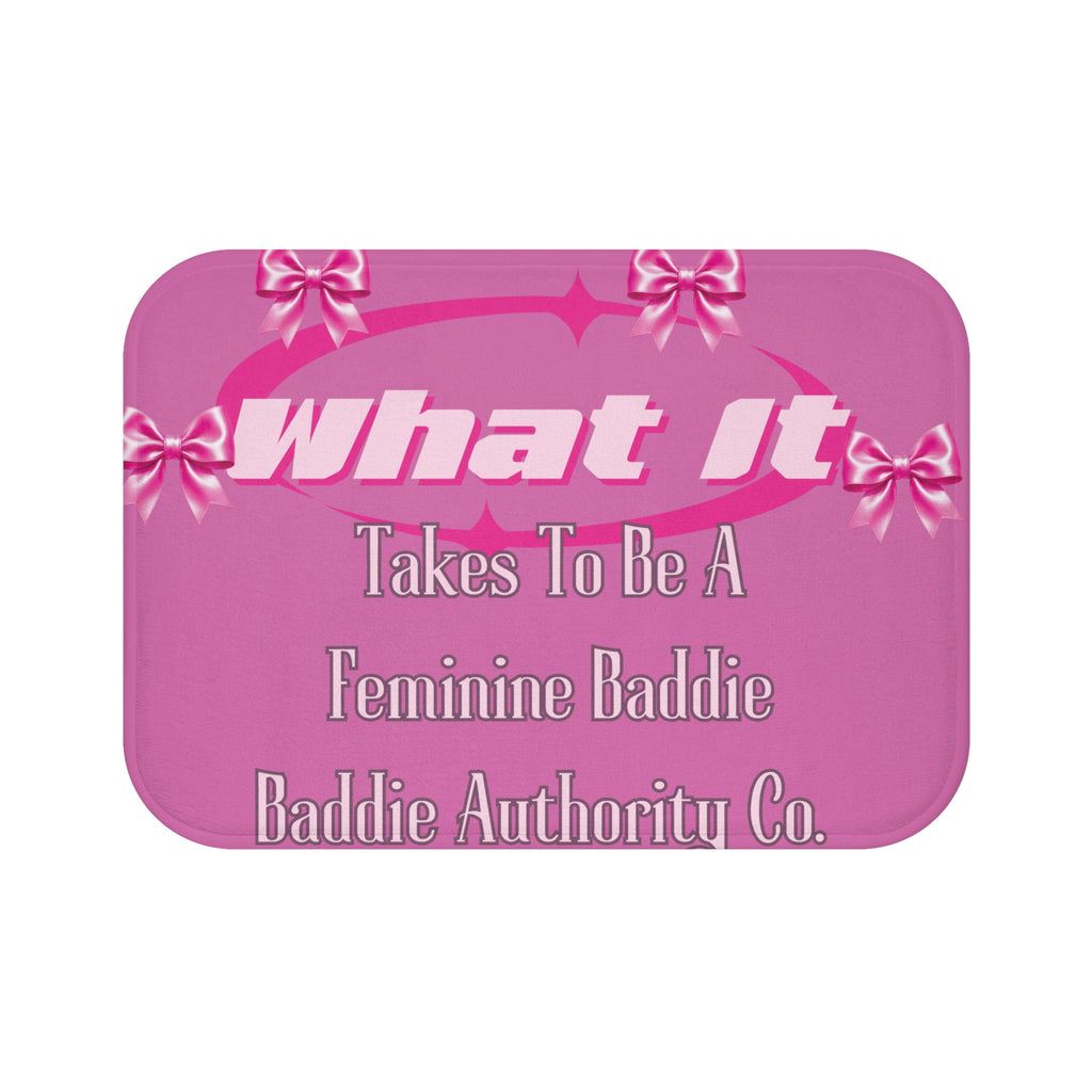 Baddie Authority Co.™ Feminine Baddie Bath Mat
