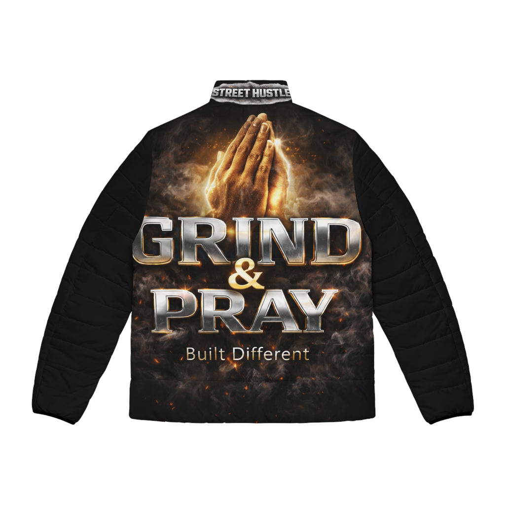 Against All Odds Built Different Street Hustle Puffer