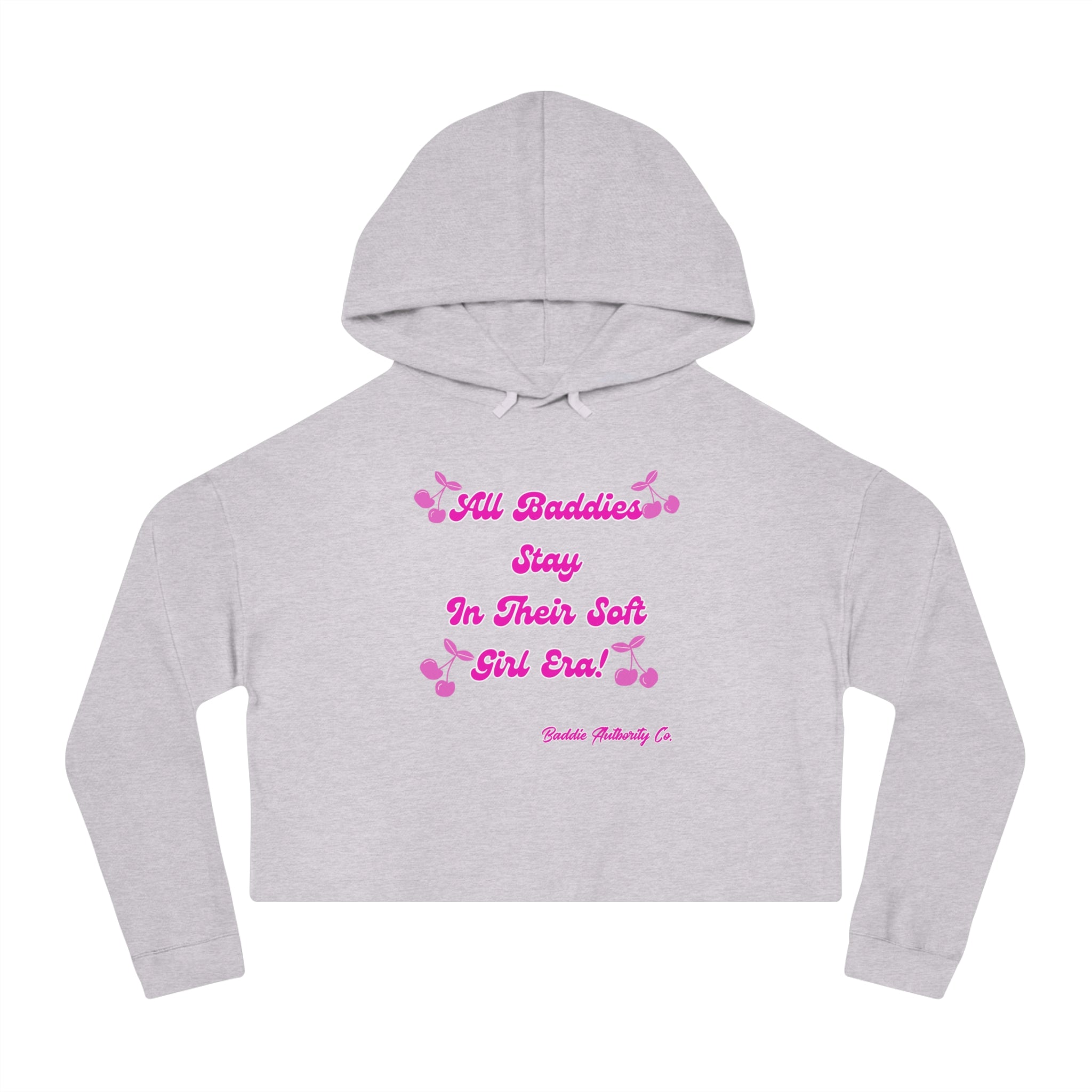 Soft Girl Era Cropped Hoodie #2 •B.A Collection