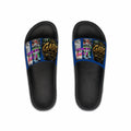 Blue •Malachi Toney Custom Inspired  Football Legacy Slides (BRAND) BADDIE A CO. LIMITED EDITION!