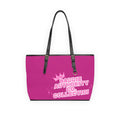 Baddie Authority Co. Collection Leather Tote
