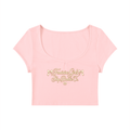 FEMININE GIRLS CROP TEE • SHOP BADDIE CO.