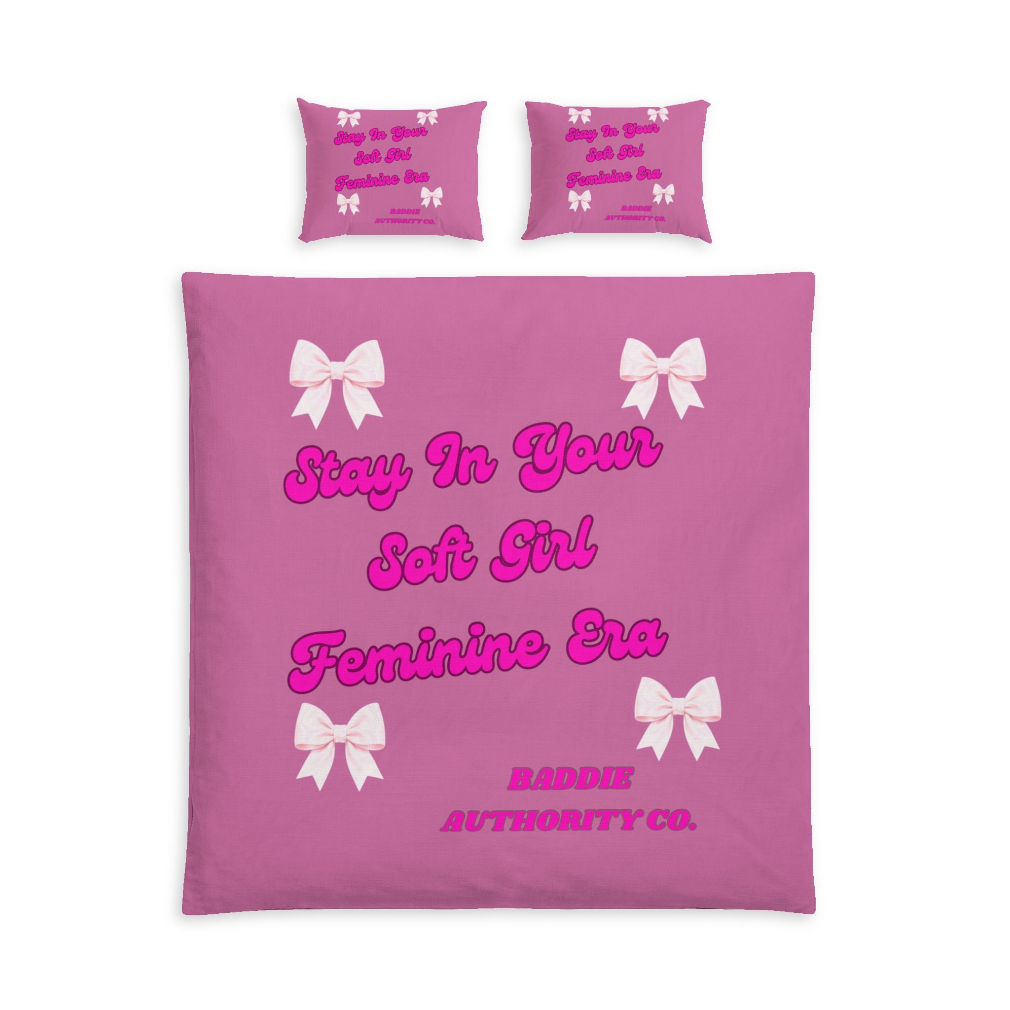 Stay In Your Soft Girl Feminine Era™ Bed Set