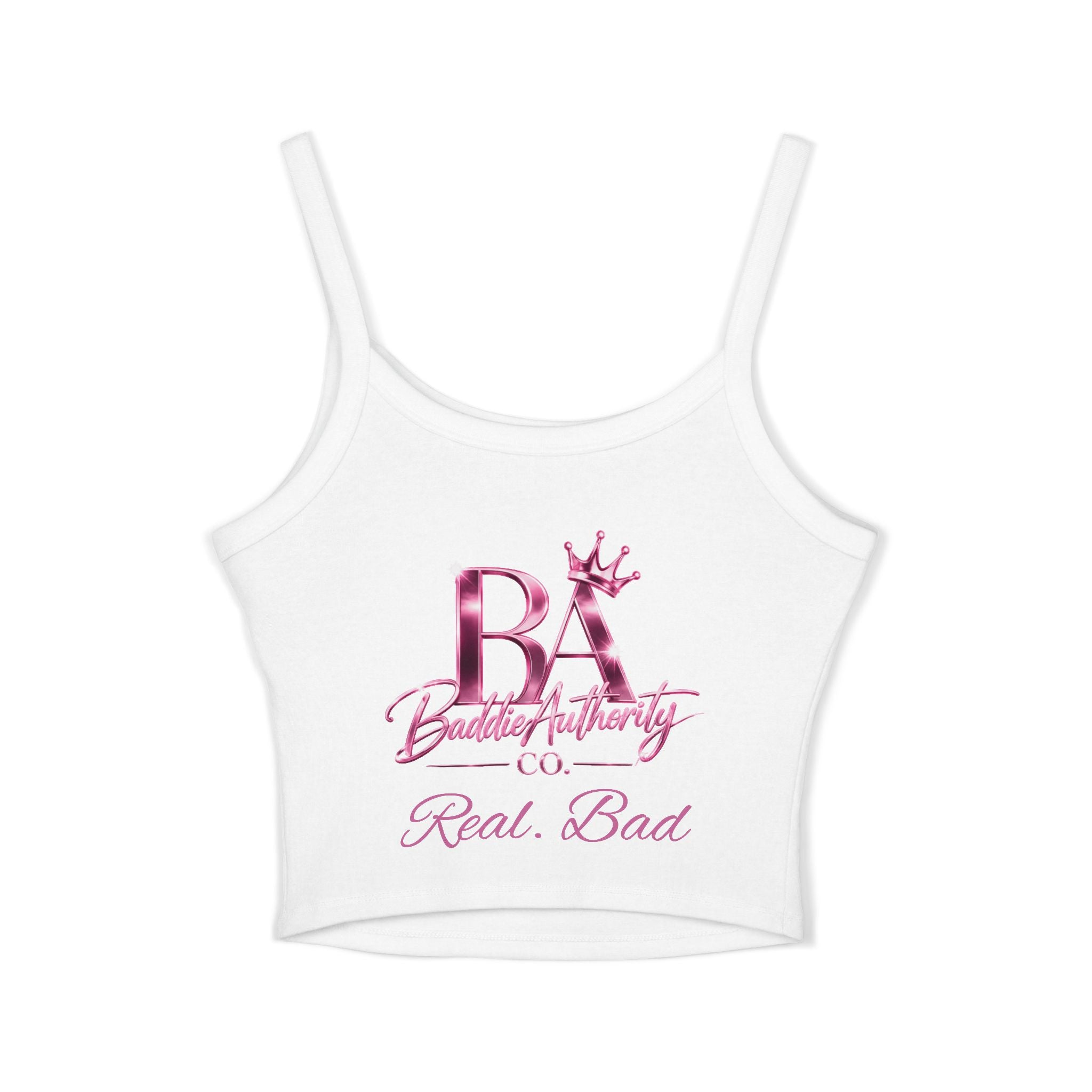 BA Baddie Authority Crop Top The Baddie Statement Tank