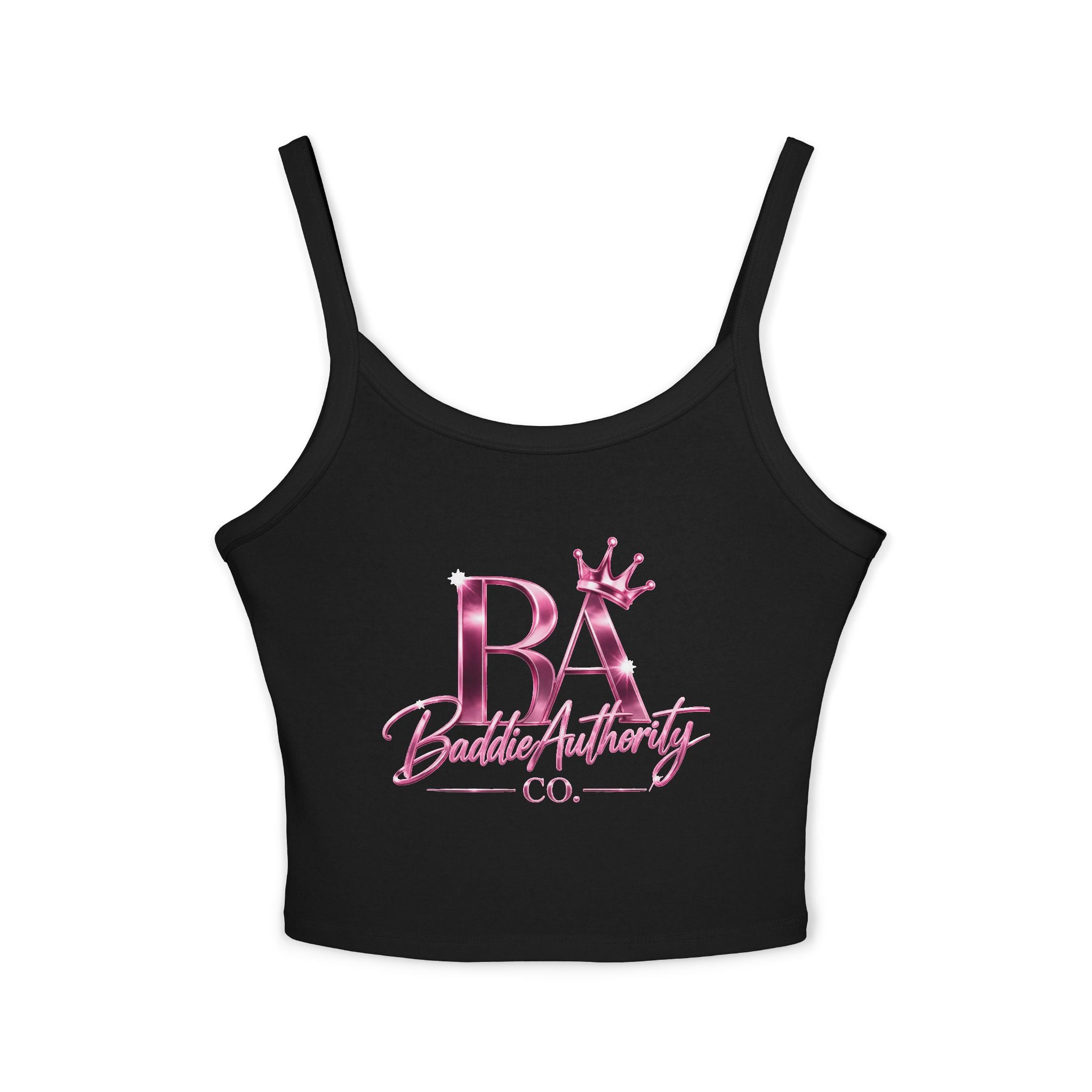 BA Baddie Authority Crop Top The Baddie Statement Tank